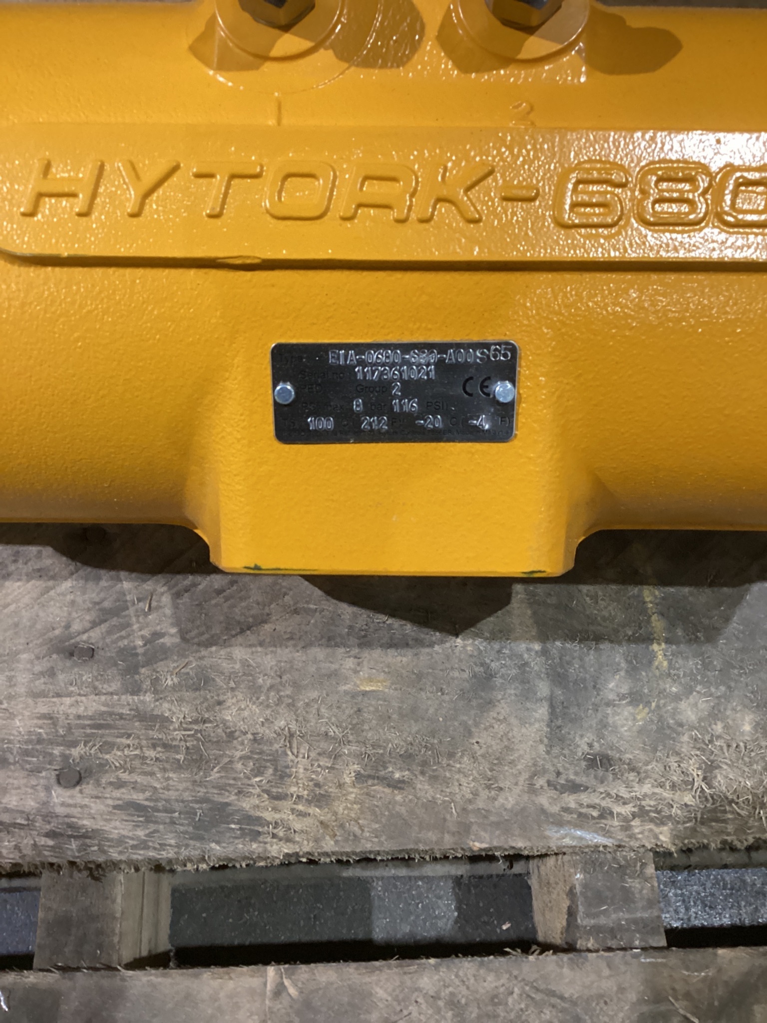 HYTORK EIA-0680-S80-A00S65 Pneumatic Rotary Actuator NEW 4