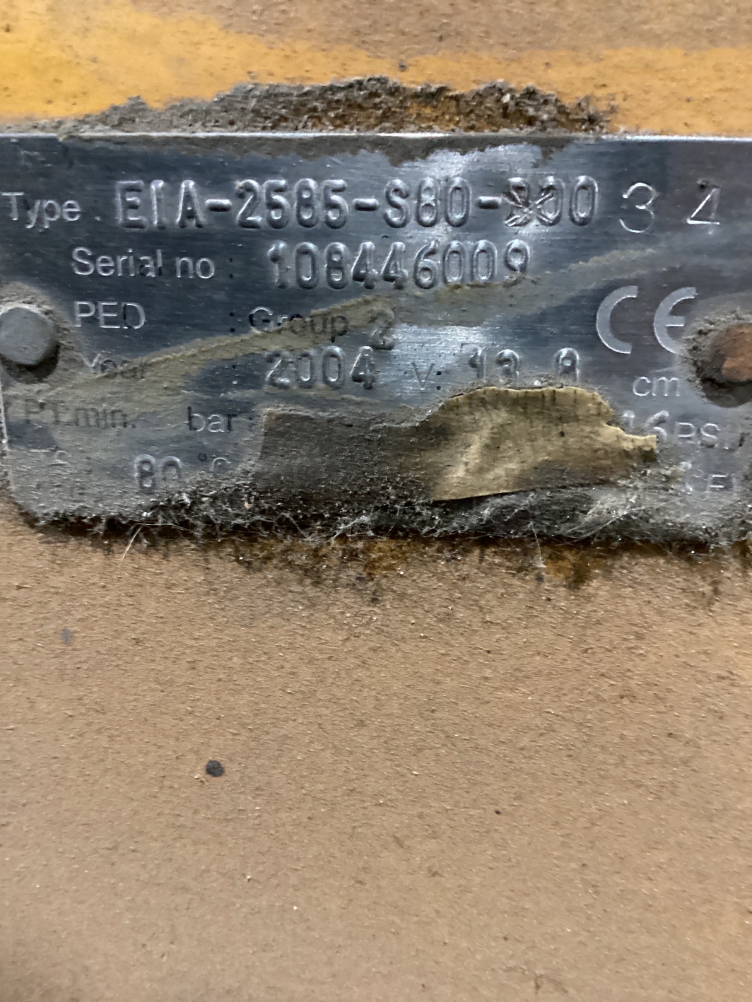 HYTORK EIA-2585-S80-300 Pneumatic Rotary Actuator USED 1
