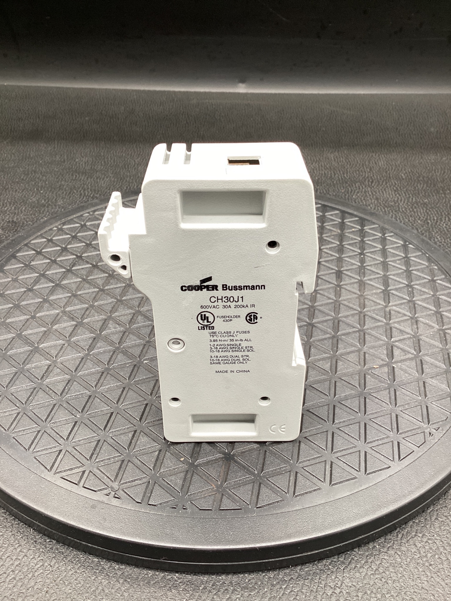 COOPER BUSSMANN CH30J1 Class J Fuse Holder 30A 1 Pole NEW 1
