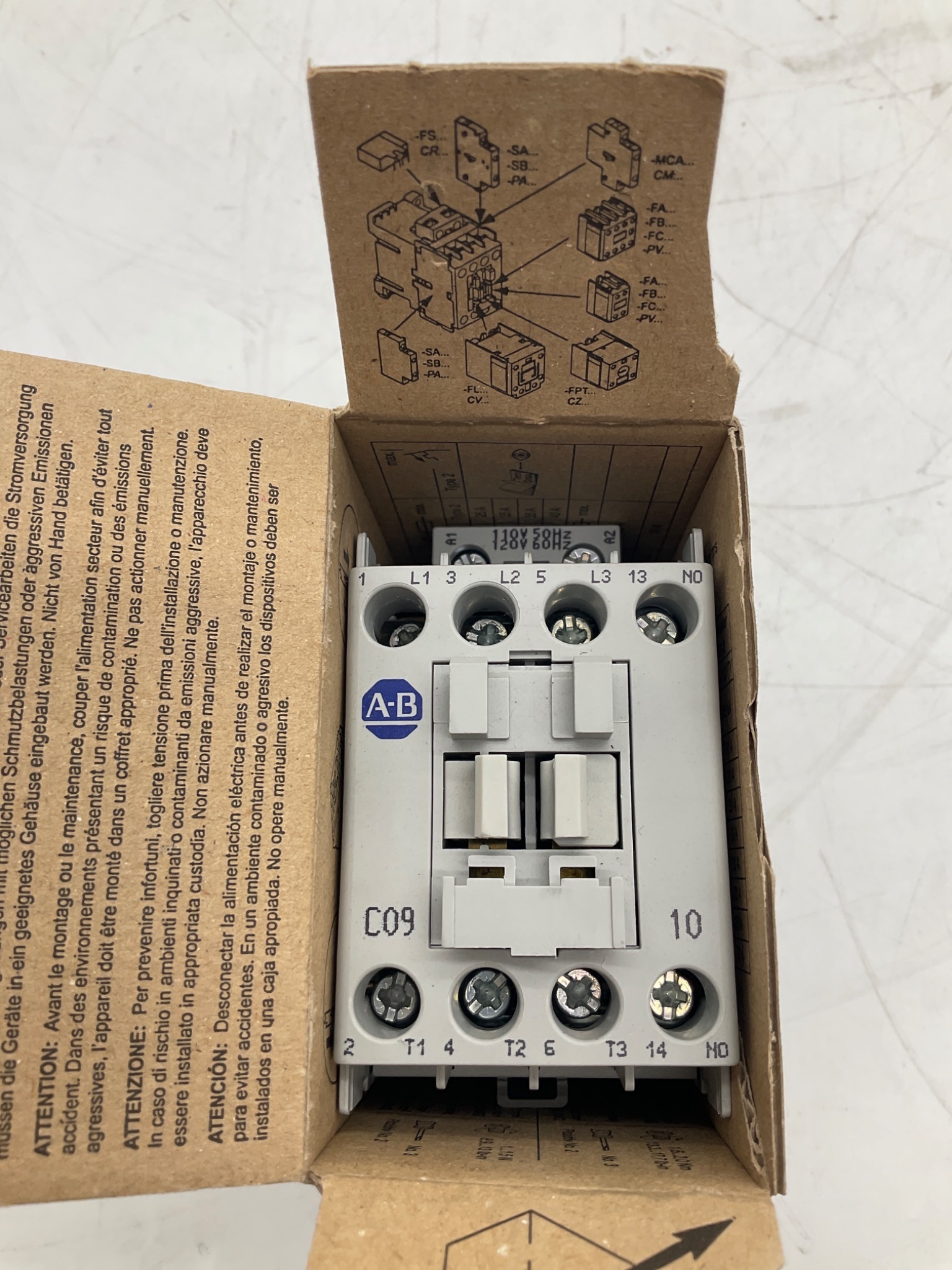 ALLEN-BRADLEY 100-C09EJ10 IEC Contactor 24VDC NEW 2