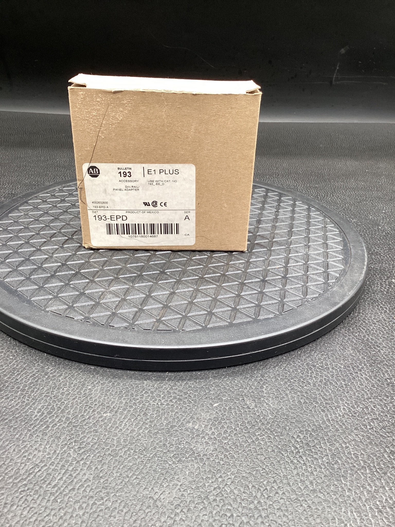 ALLEN-BRADLEY 193-EPD E1 Plus DIN Rail Panel Adapter NEW 1