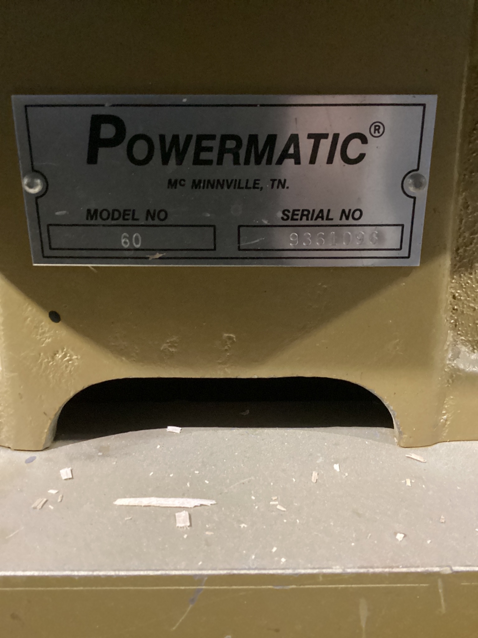 POWERMATIC 60 8 Inch Jointer USED 3