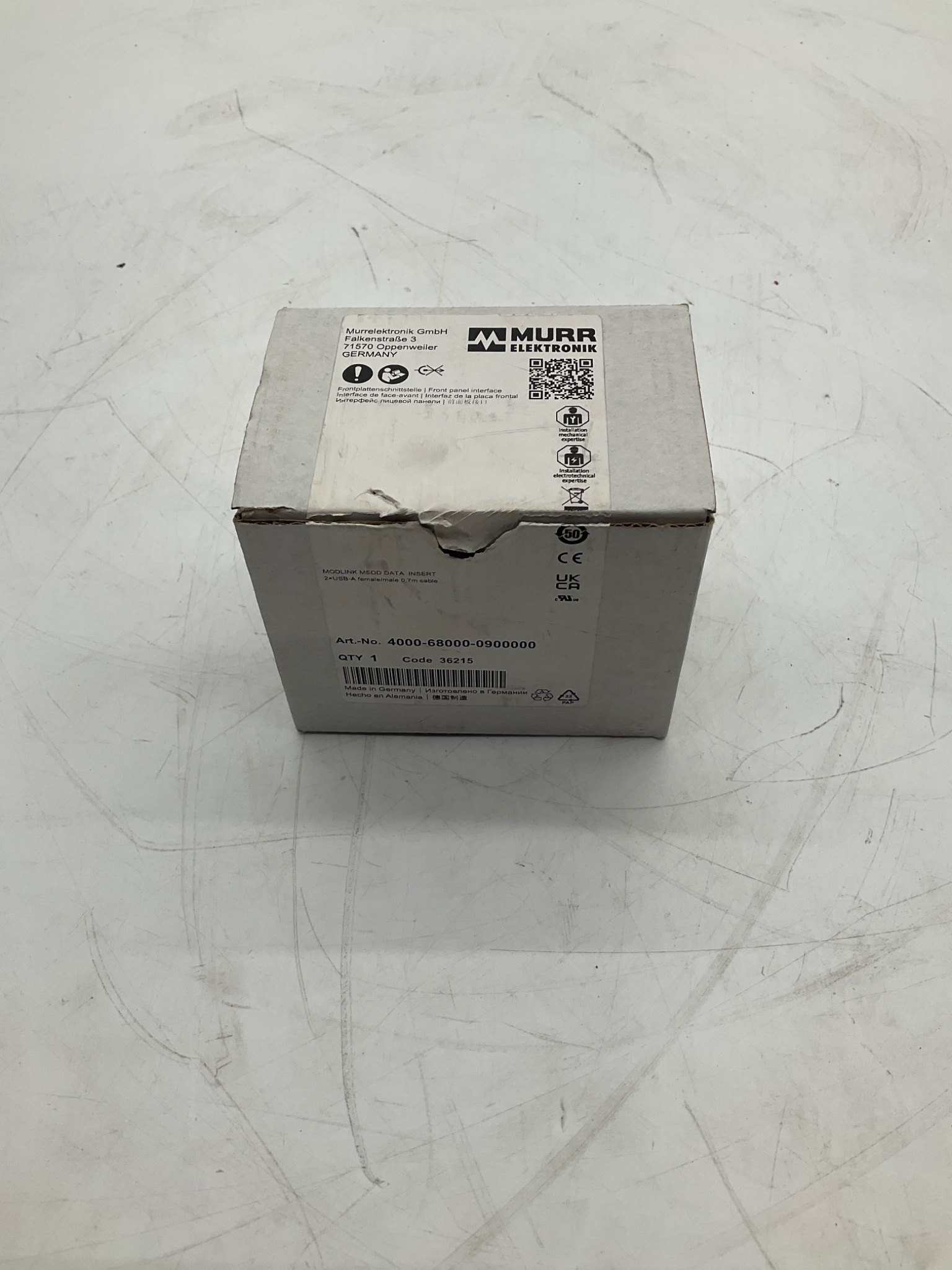 MURR ELEKTRONIK 4000-68000-0900000 MODLINK MSD Data Insert USB NEW 0