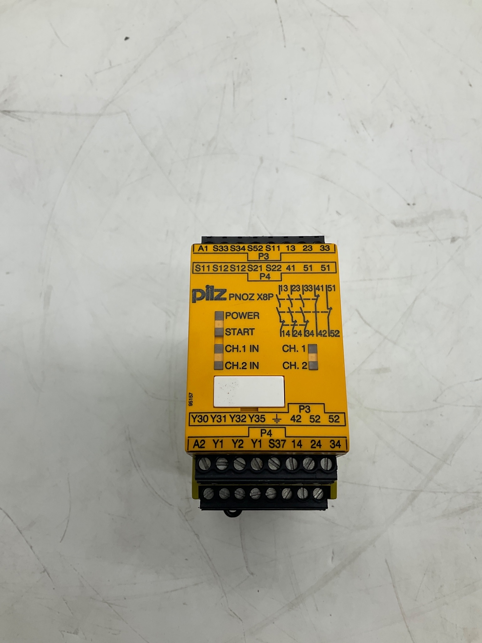 PILZ 777766 PNOZ X8P Safety Relay 120VAC USED 0
