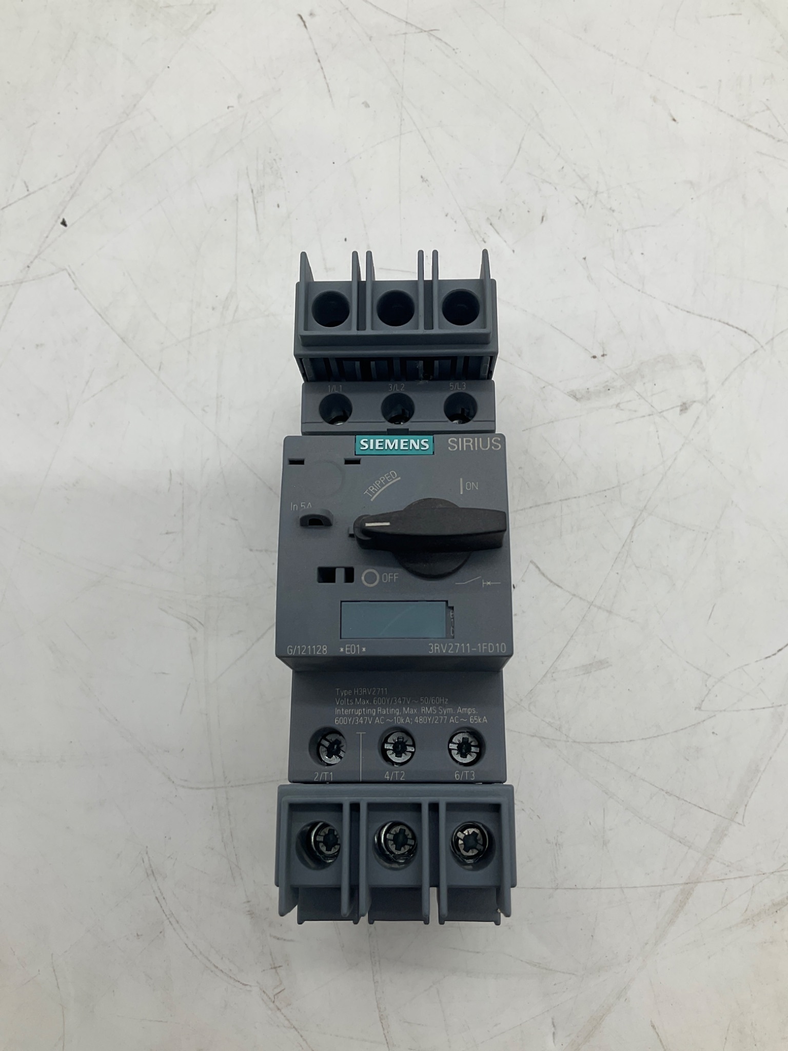 SIEMENS 3RV2711-1FD10 SIRIUS Motor Protection Circuit Breaker 5A USED 0