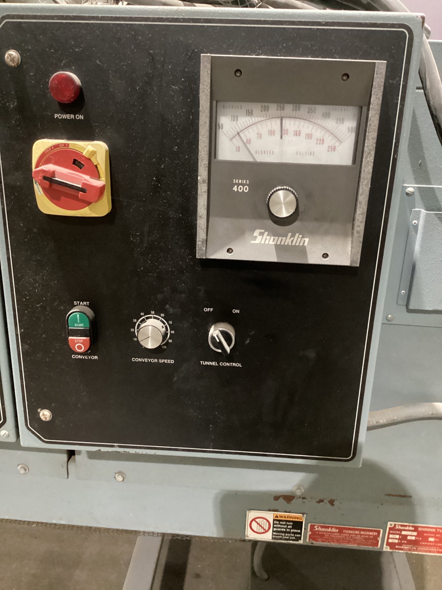 SHANKLIN T-62 Shrink Tunnel USED 2