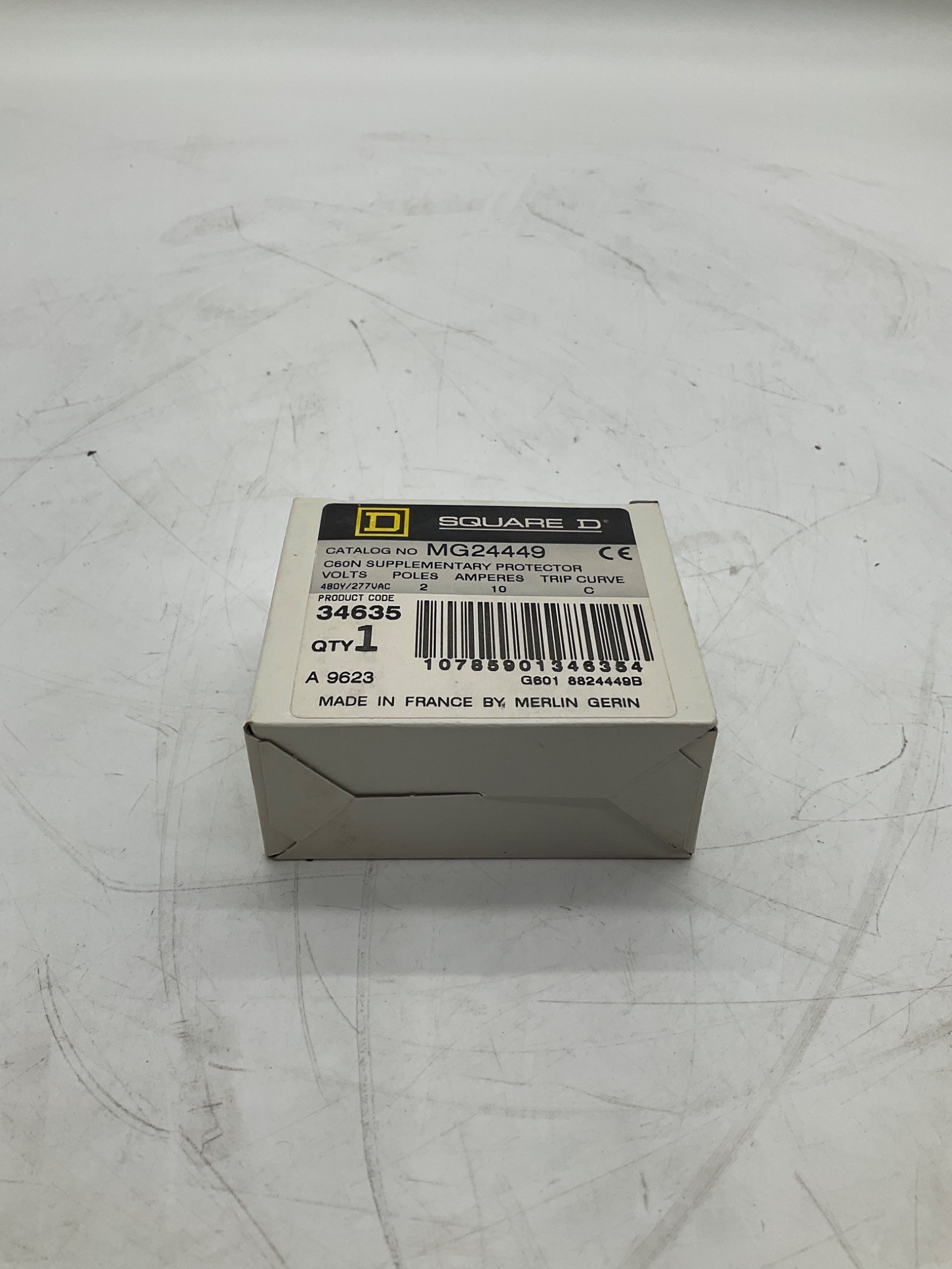 SQUARE D MG24449 C60N Supplementary Protector 10A 2 Pole NEW 2