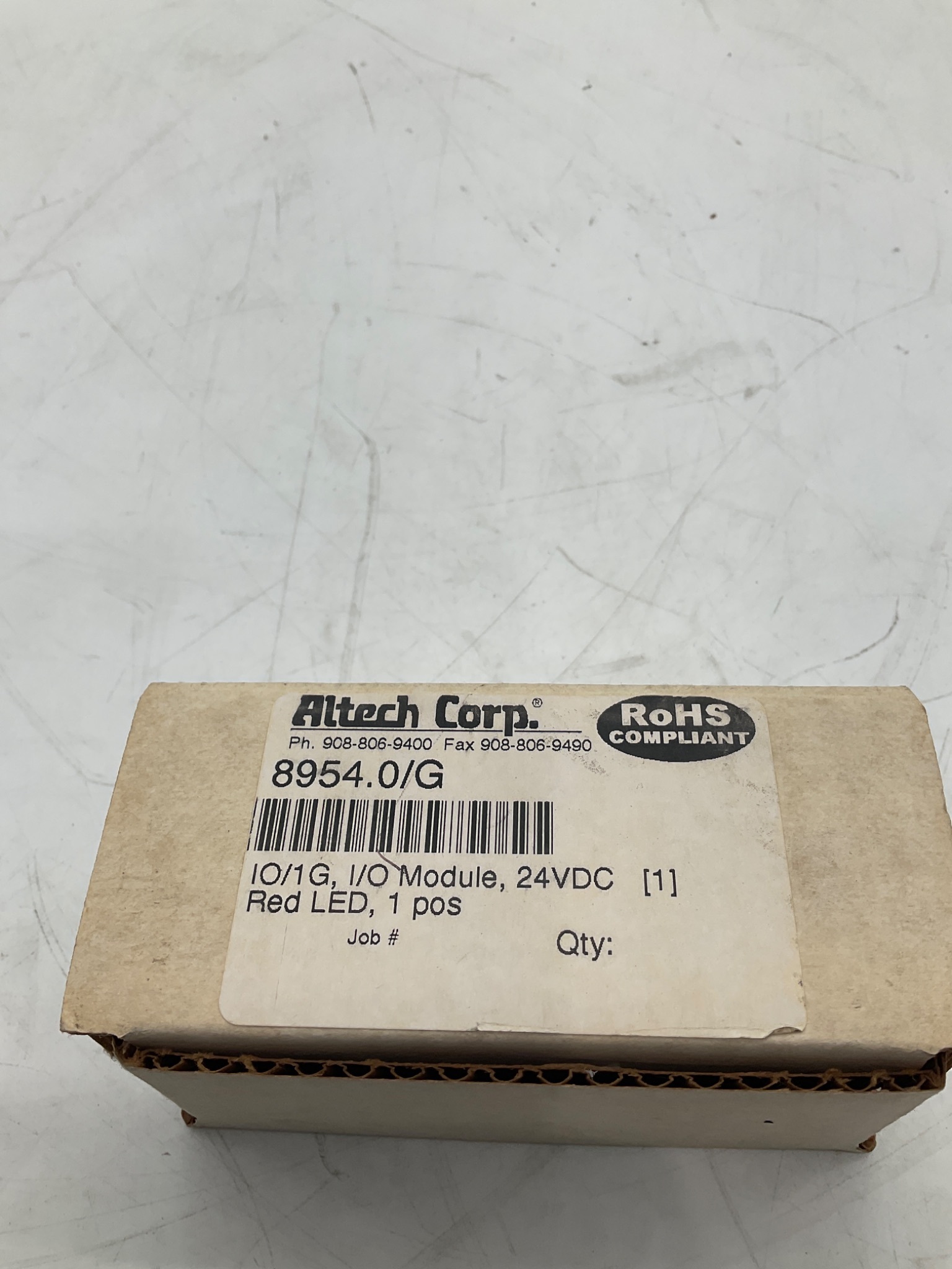 ALTECH CORP 8954.0/G I/O Module Red LED 24VDC NEW 1