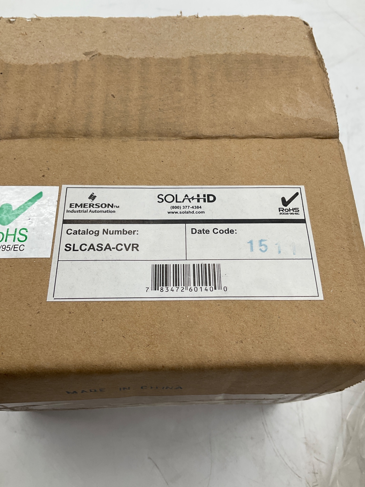 SolaHD SLCASA-CVR Open Frame Power Supply Cover NEW 0