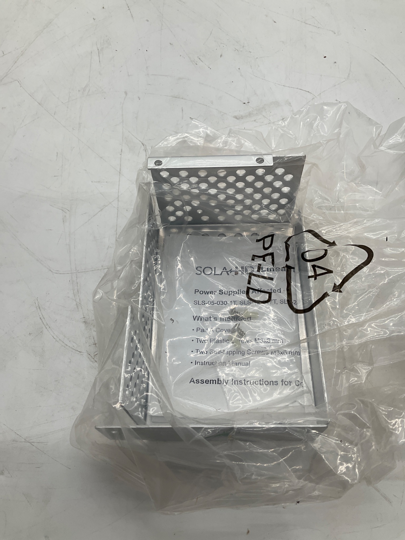 SolaHD SLCASA-CVR Open Frame Power Supply Cover NEW 1