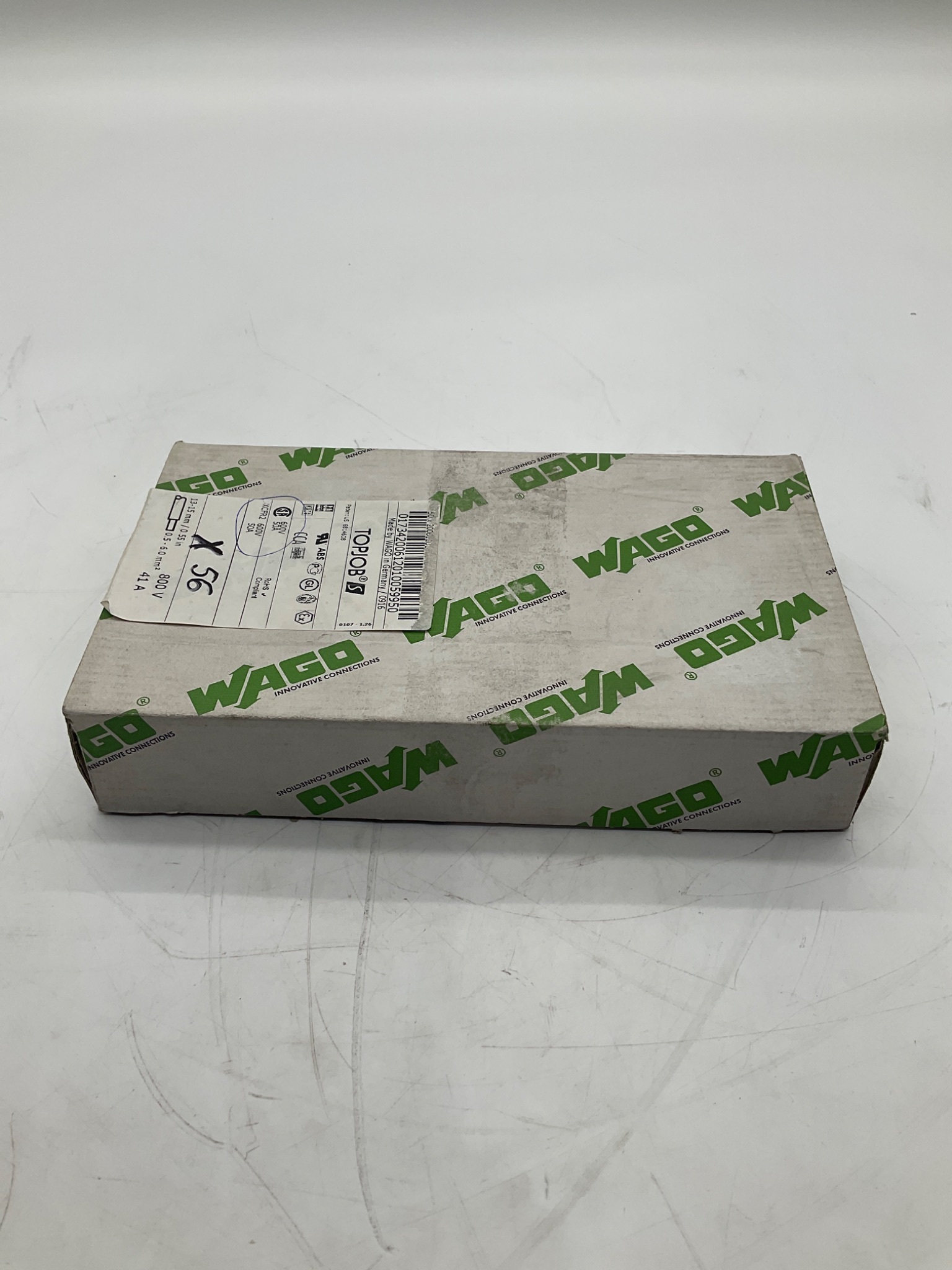 WAGO 2006 TOPJOB S DIN Rail Terminal Block NEW 1