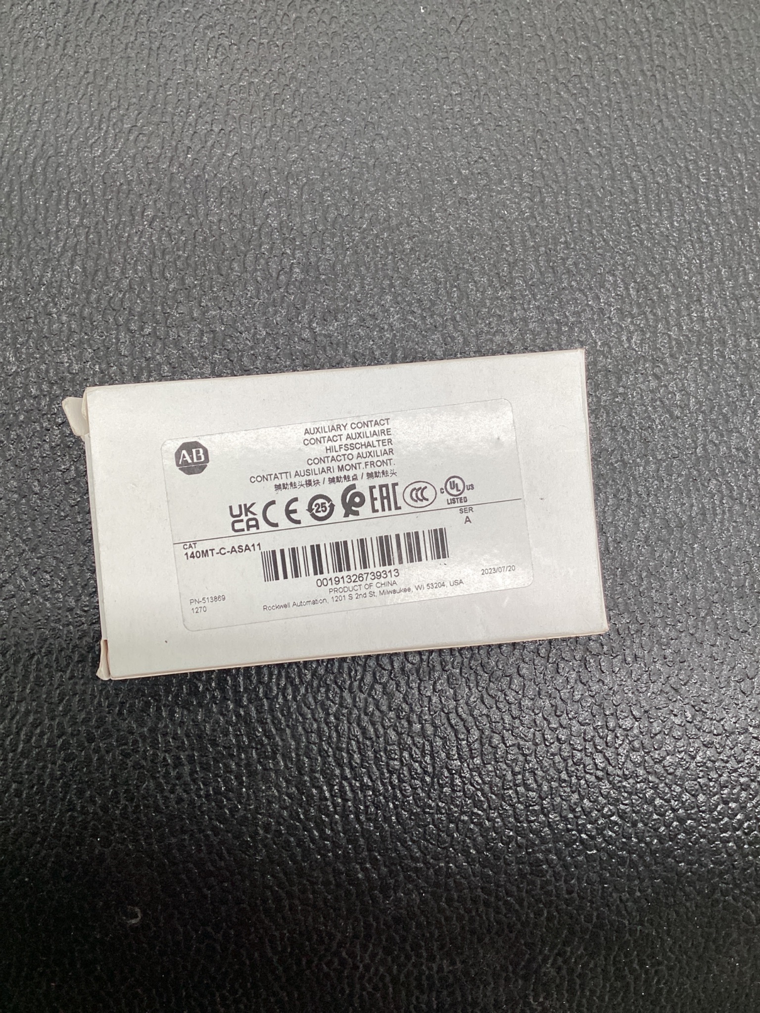 Allen-Bradley 140MT-C-ASA11 Auxiliary Contact NEW 2