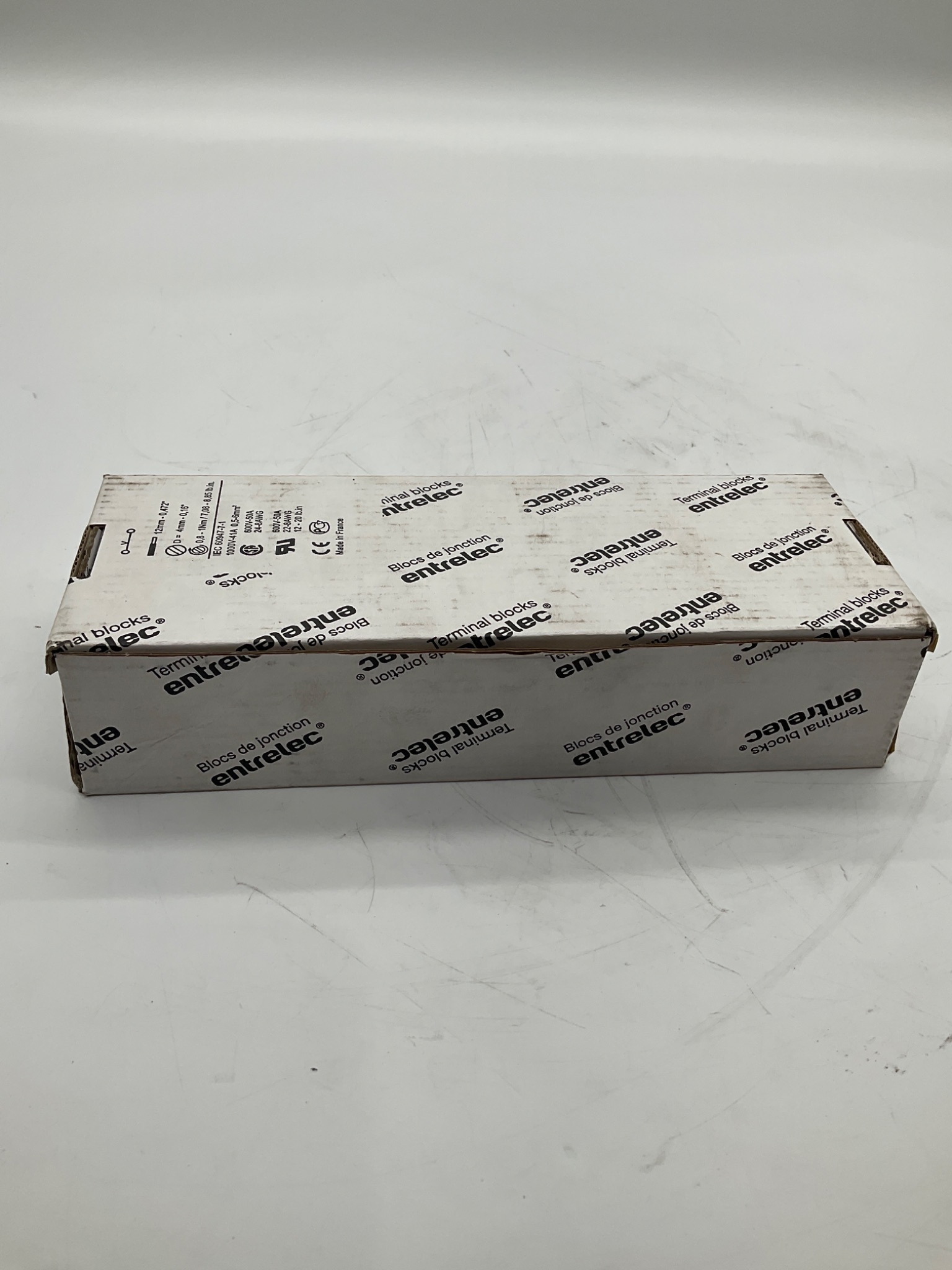 Entrelec IEC 60947-7-1 Feed-Through Terminal Block (Lot of 50) NEW 1