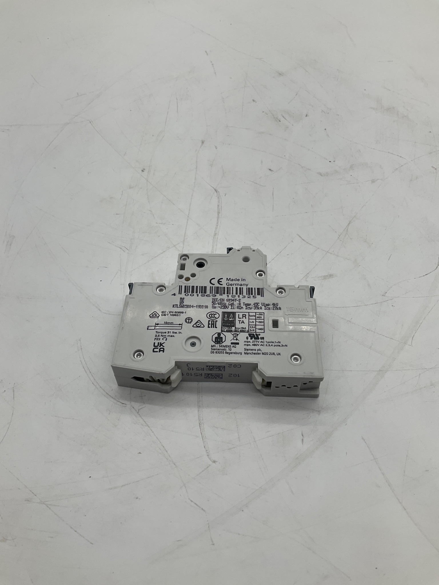 Siemens 5SY4102-7 Miniature Circuit Breaker USED 0
