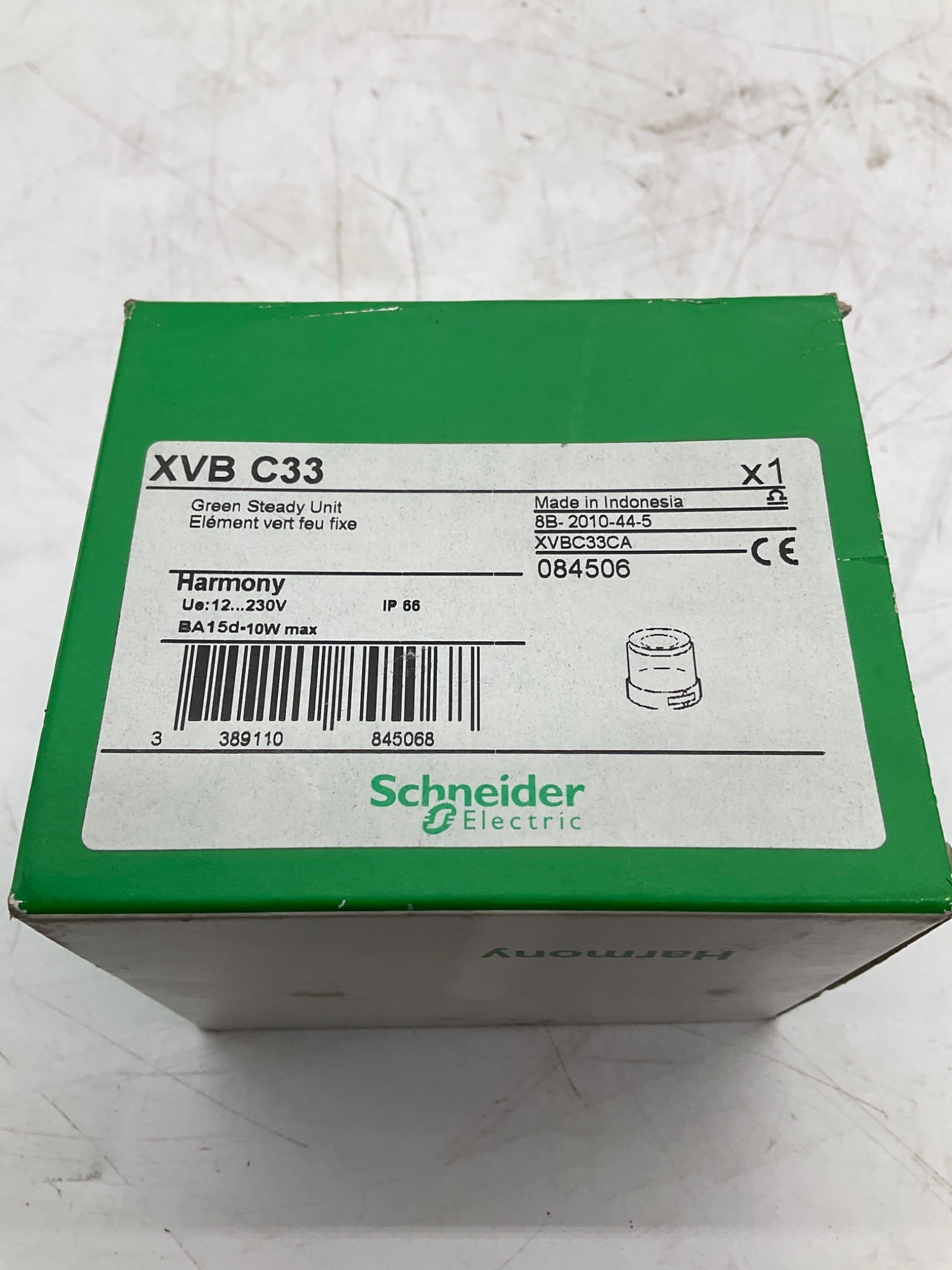 SCHNEIDER ELECTRIC Harmony XVB C33 Green Stack Light NEW 2