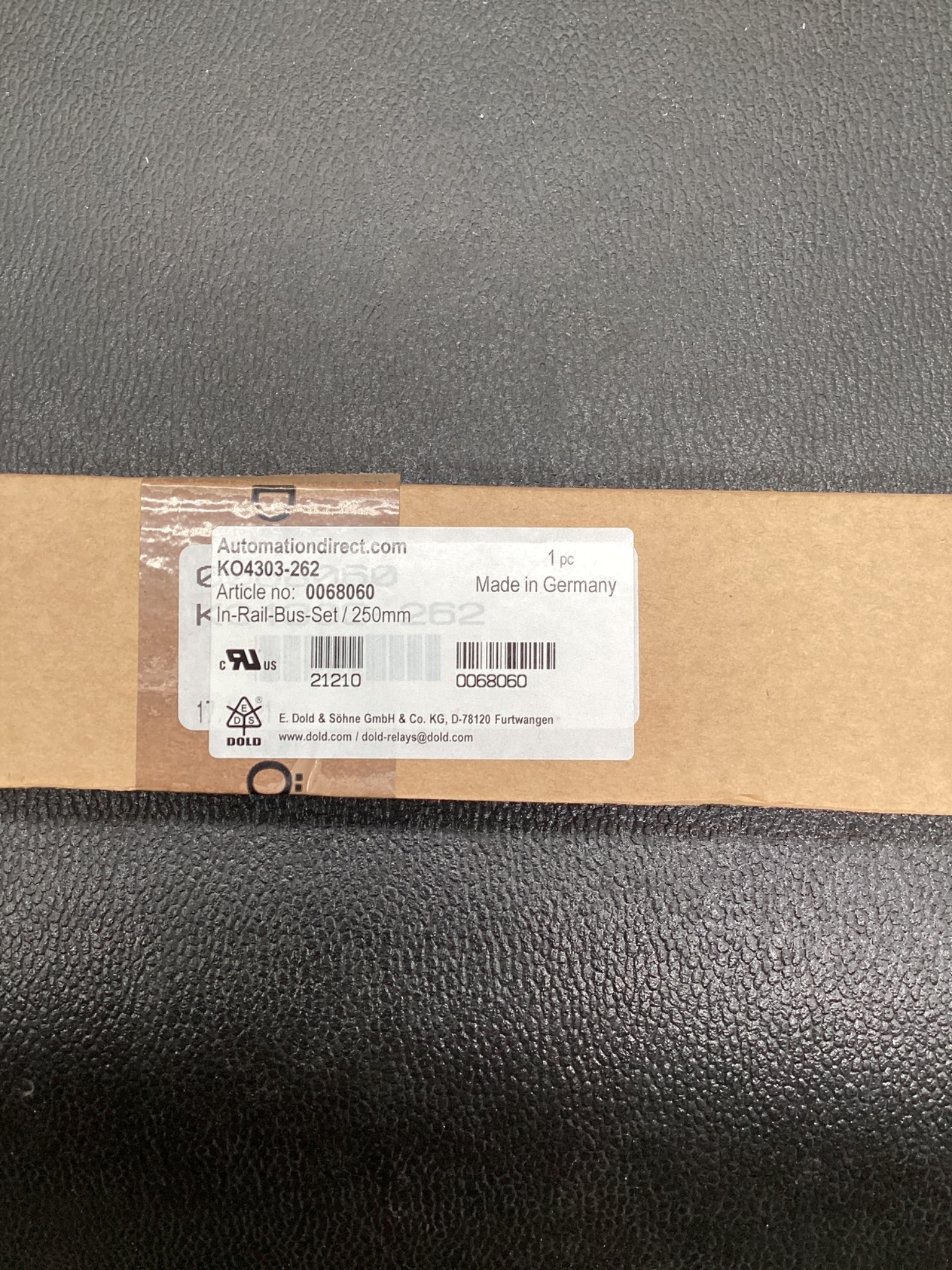 DOLD K04303-262 In-Rail-Bus Set 250mm NEW 2