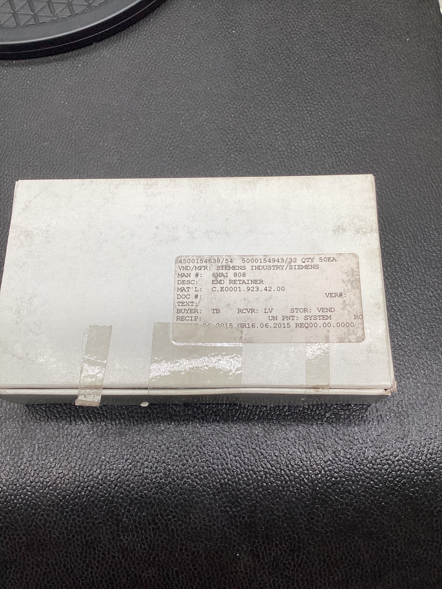 Siemens 8WA1808 Terminal Block End Retainer 10mm (Lot of 50) NEW 2