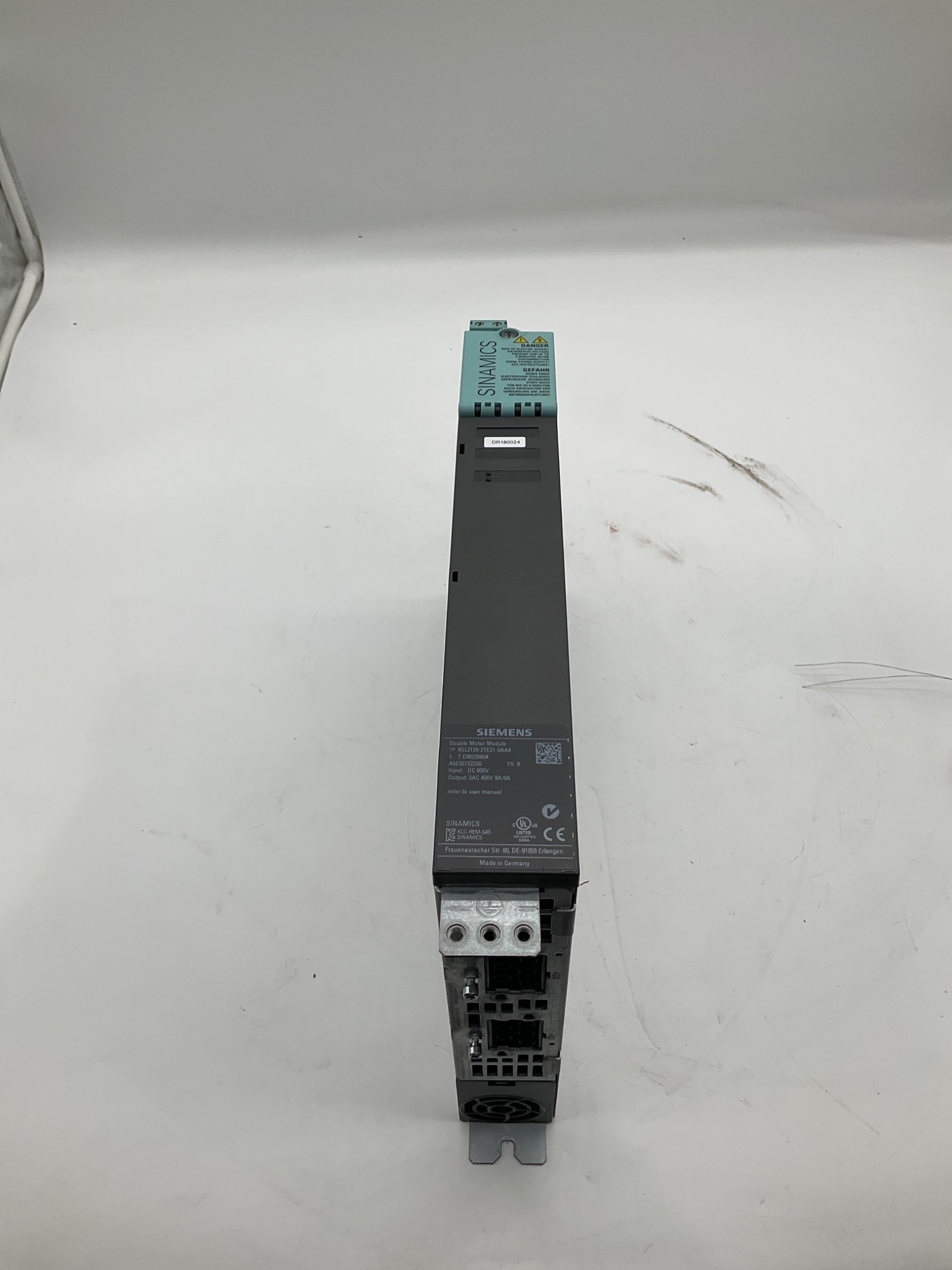 SIEMENS 6SL3120-2TE21-0AA4 SINAMICS Double Motor Module USED 0