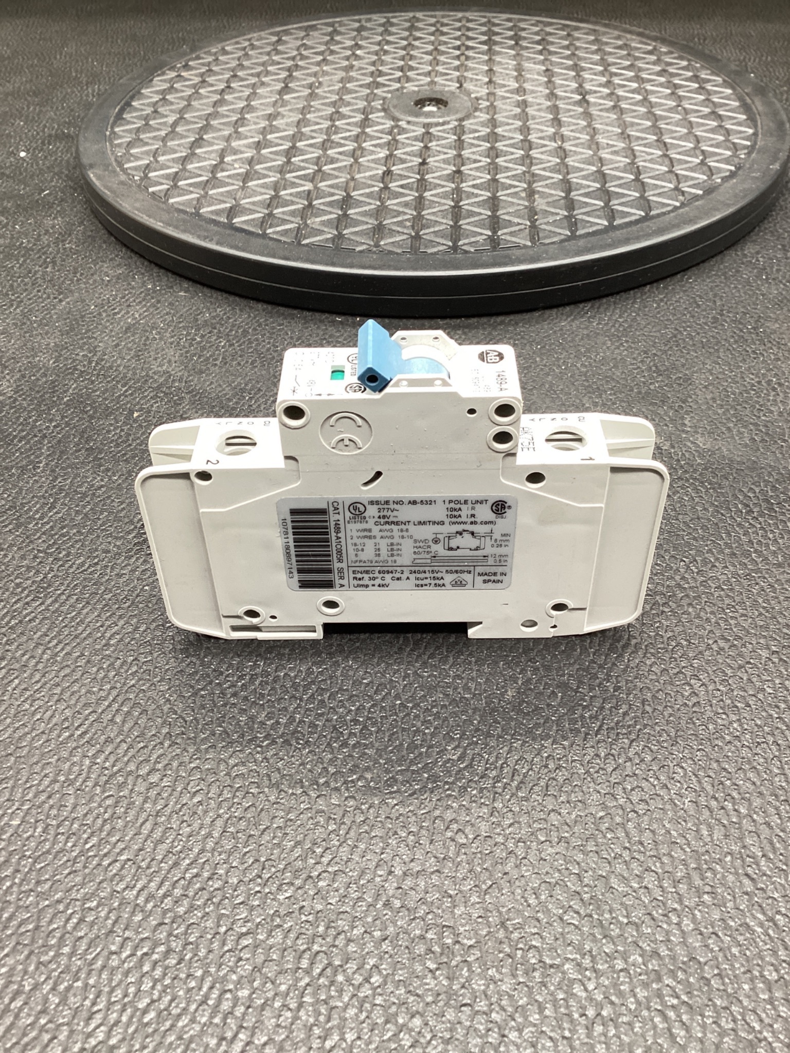 Allen-Bradley 1489-A2C130 Miniature Circuit Breaker NEW 3