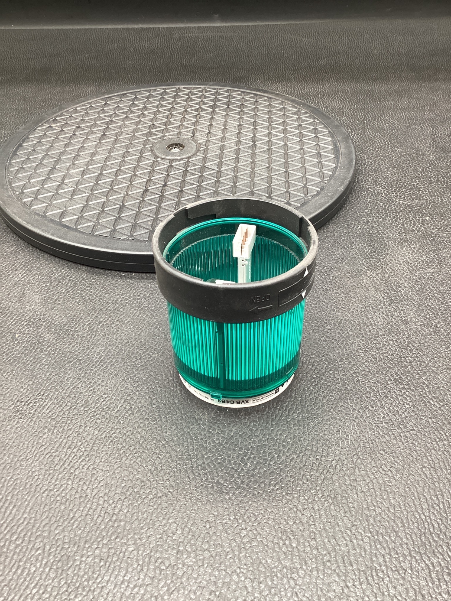 Telemecanique XVB C4B3 Flashing Green Light Unit USED 2