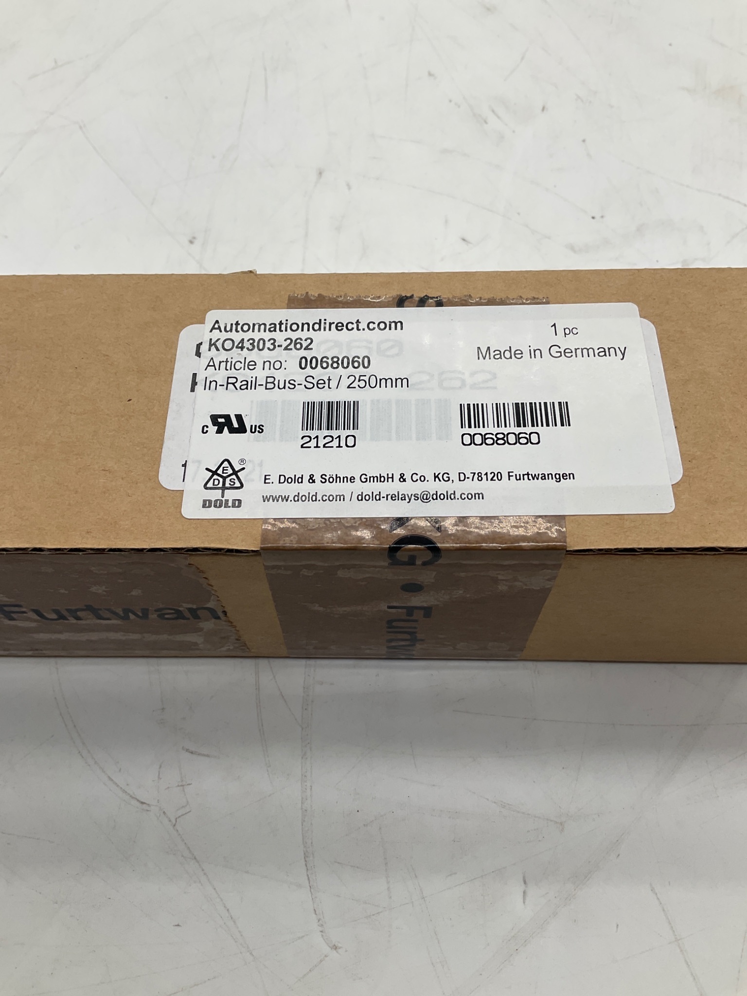 DOLD K04303-262 In-Rail-Bus Set 250mm NEW 3