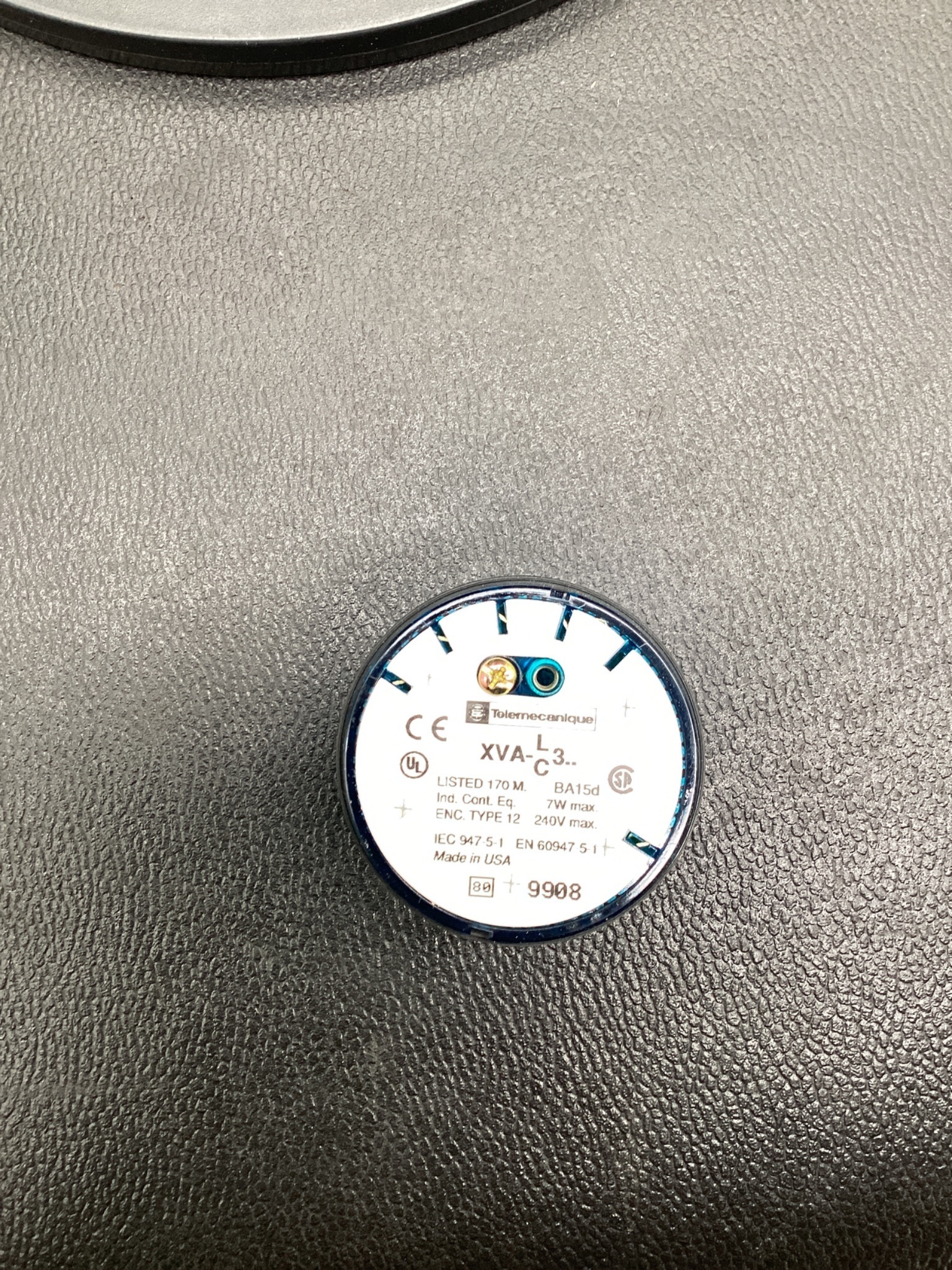 Telemecanique XVAC361 Blue Lens Unit NEW 3