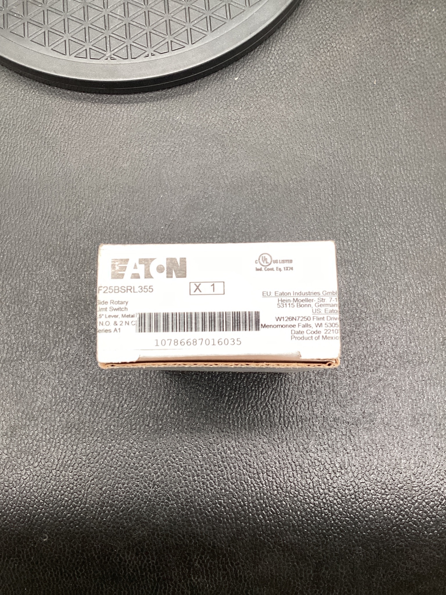 Eaton F25BSRL355 Side Rotary Limit Switch NEW 2