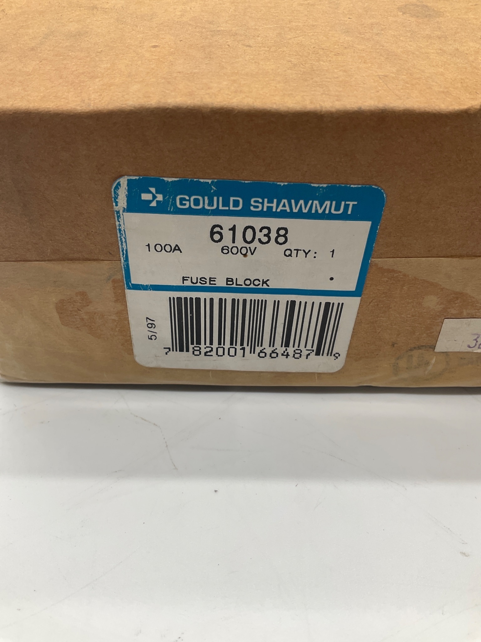 Gould Shawmut 61038 Fuse Block 100A 600V NEW 2