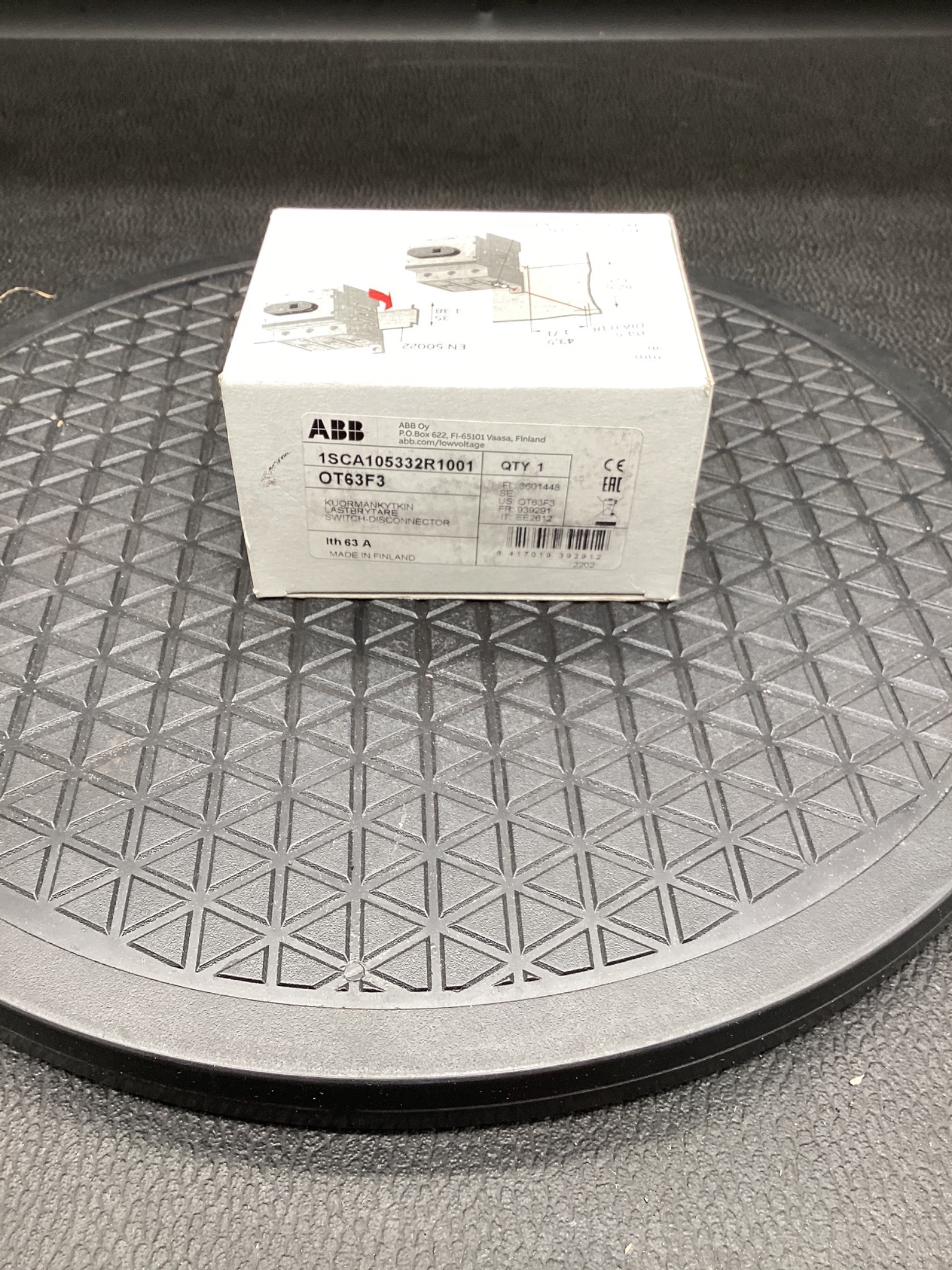 ABB 1SCA105332R1001 OT63F3 Switch Disconnector 63A NEW 0