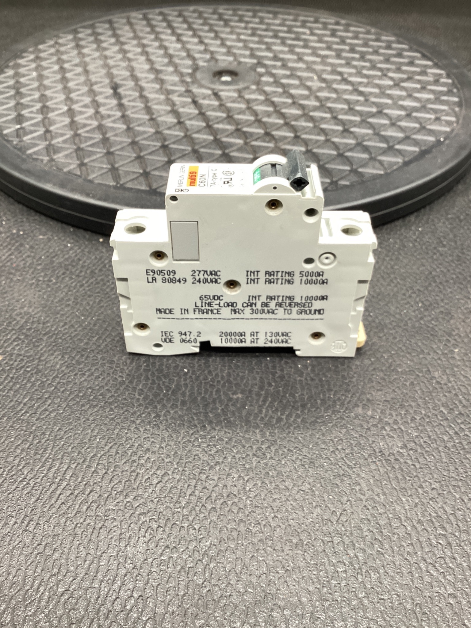 Square D MG17415 Multi 9 C60 Supplementary Protector 1-Pole 7A NEW 3