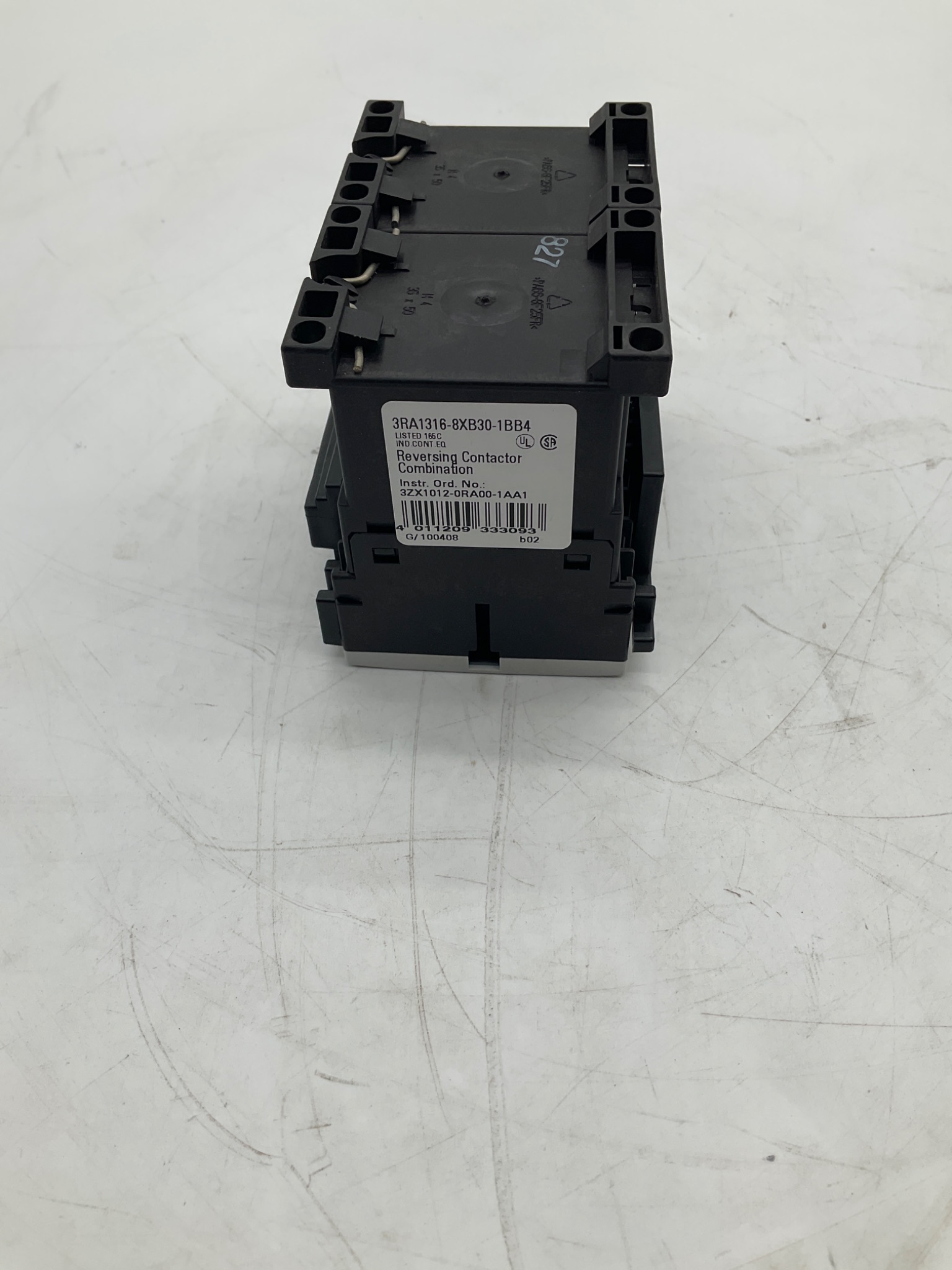 Siemens 3RA1316-8XB30-1BB4 SIRIUS Reversing Contactor Combination USED 0