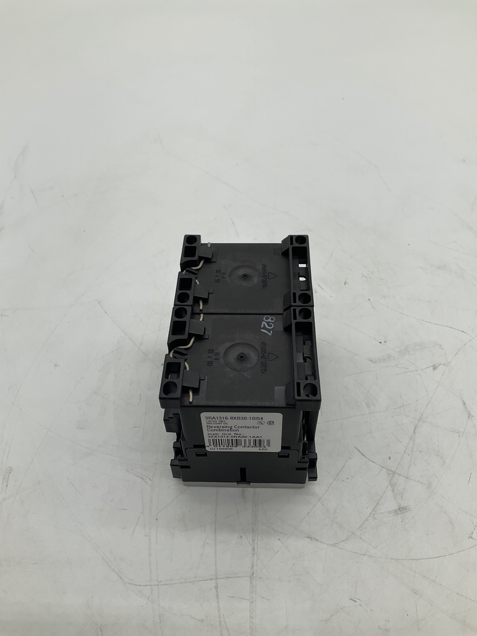 Siemens 3RA1316-8XB30-1BB4 SIRIUS Reversing Contactor Combination USED 1