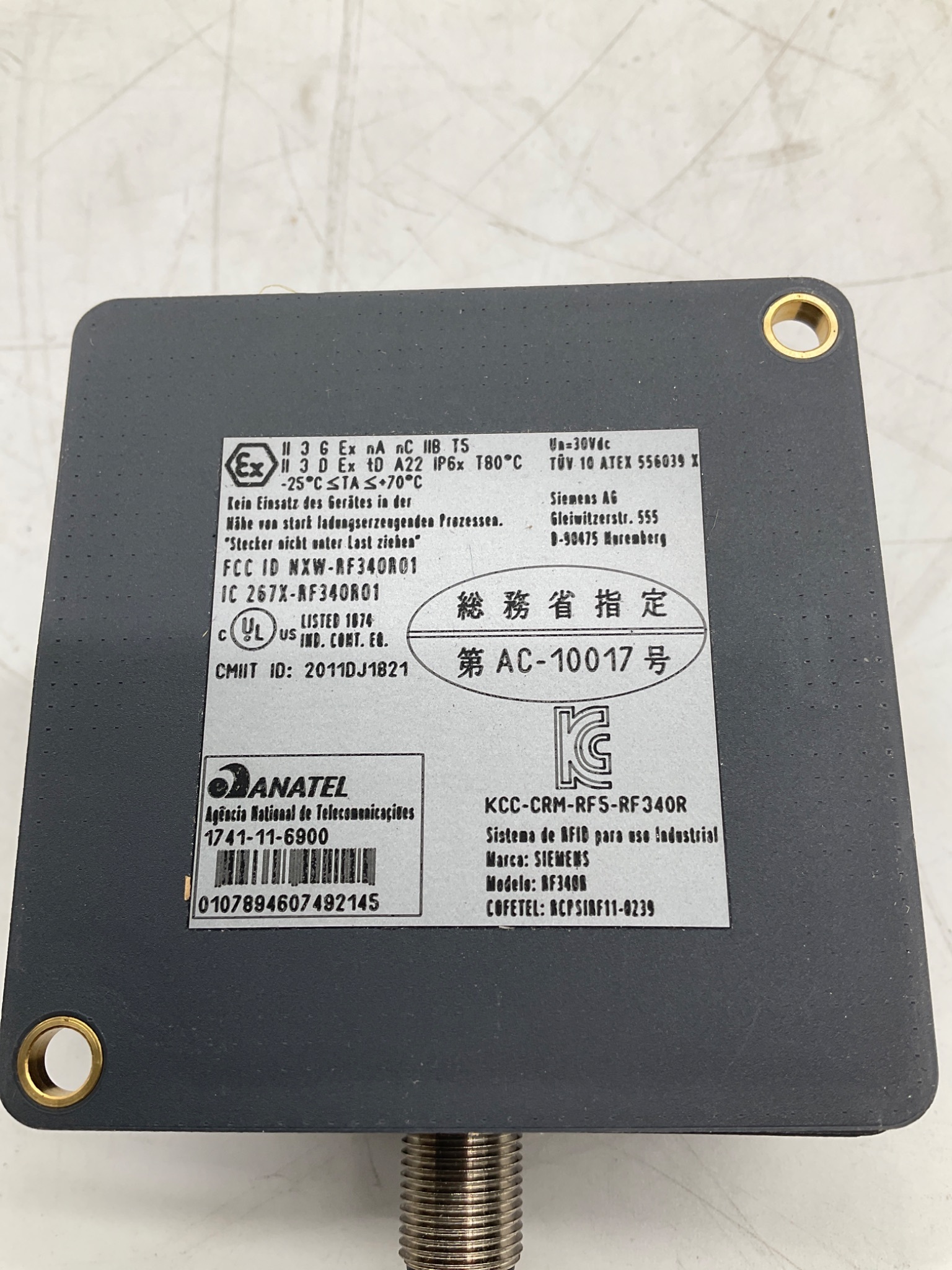 Siemens 6GT2801-2AB10 SIMATIC RF340R RFID Reader NEW 3