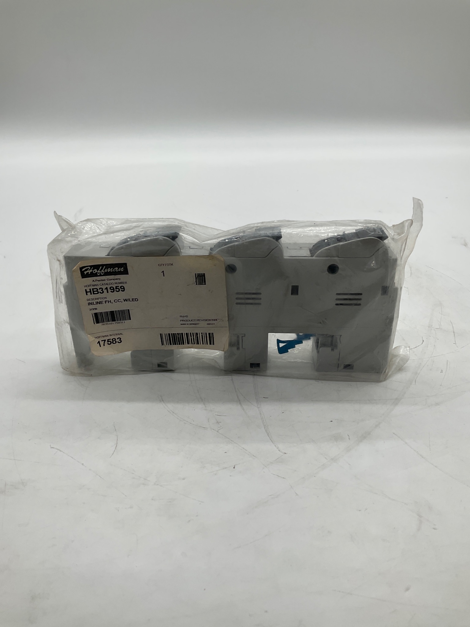 nVent Hoffman HB31959 Inline Fuse Holder Class CC w/ LED NEW 0