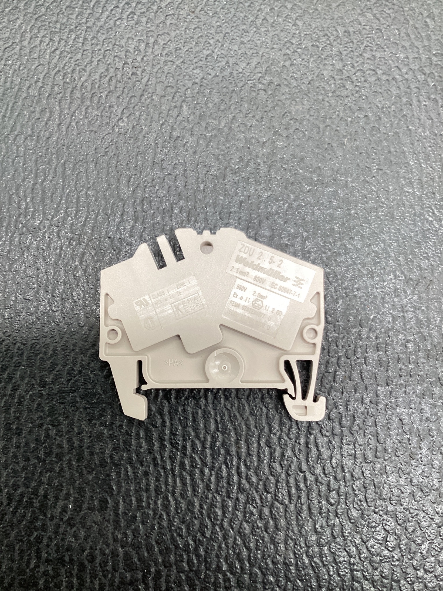 Weidmuller 1706010000 ZDU 2.5-2/3AN Feed-Through Terminal Block (Box of 100) NEW 3
