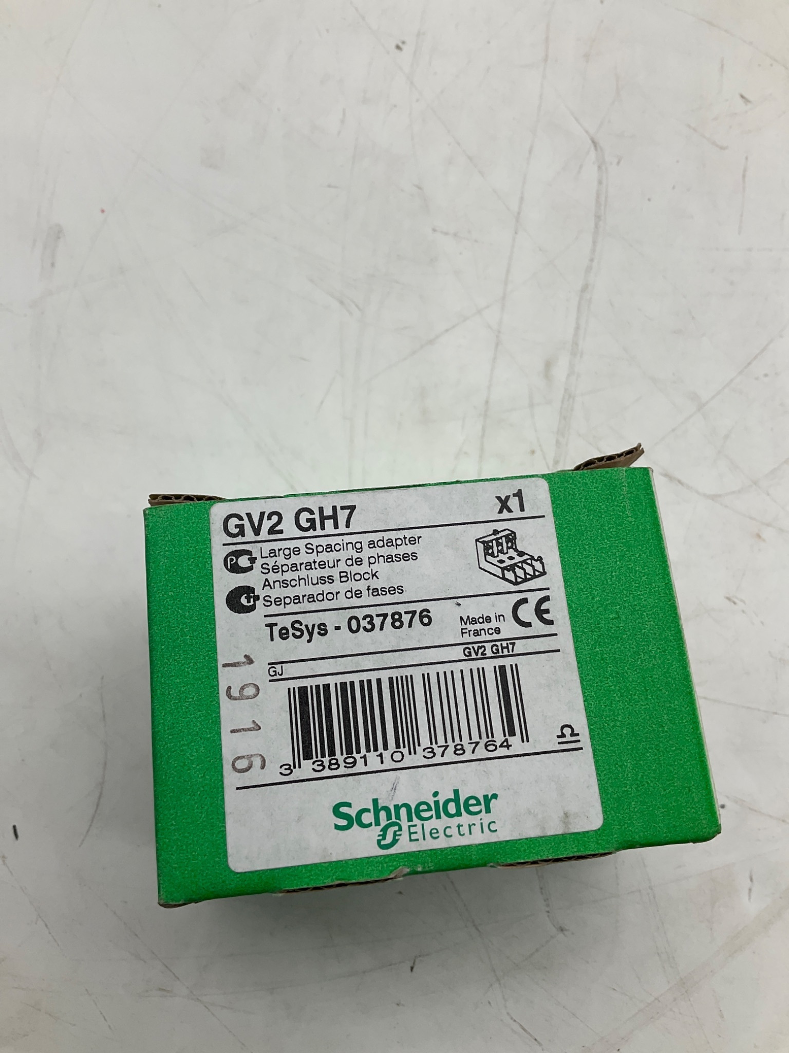 Schneider Electric GV2GH7 TeSys Deca Large Spacing Adapter NEW 0