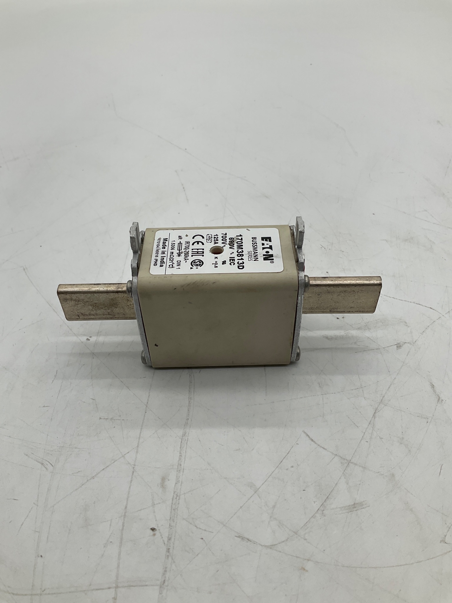 Eaton Bussmann 170M3813D Protistor Semiconductor Fuse 125A 690VAC NEW 0