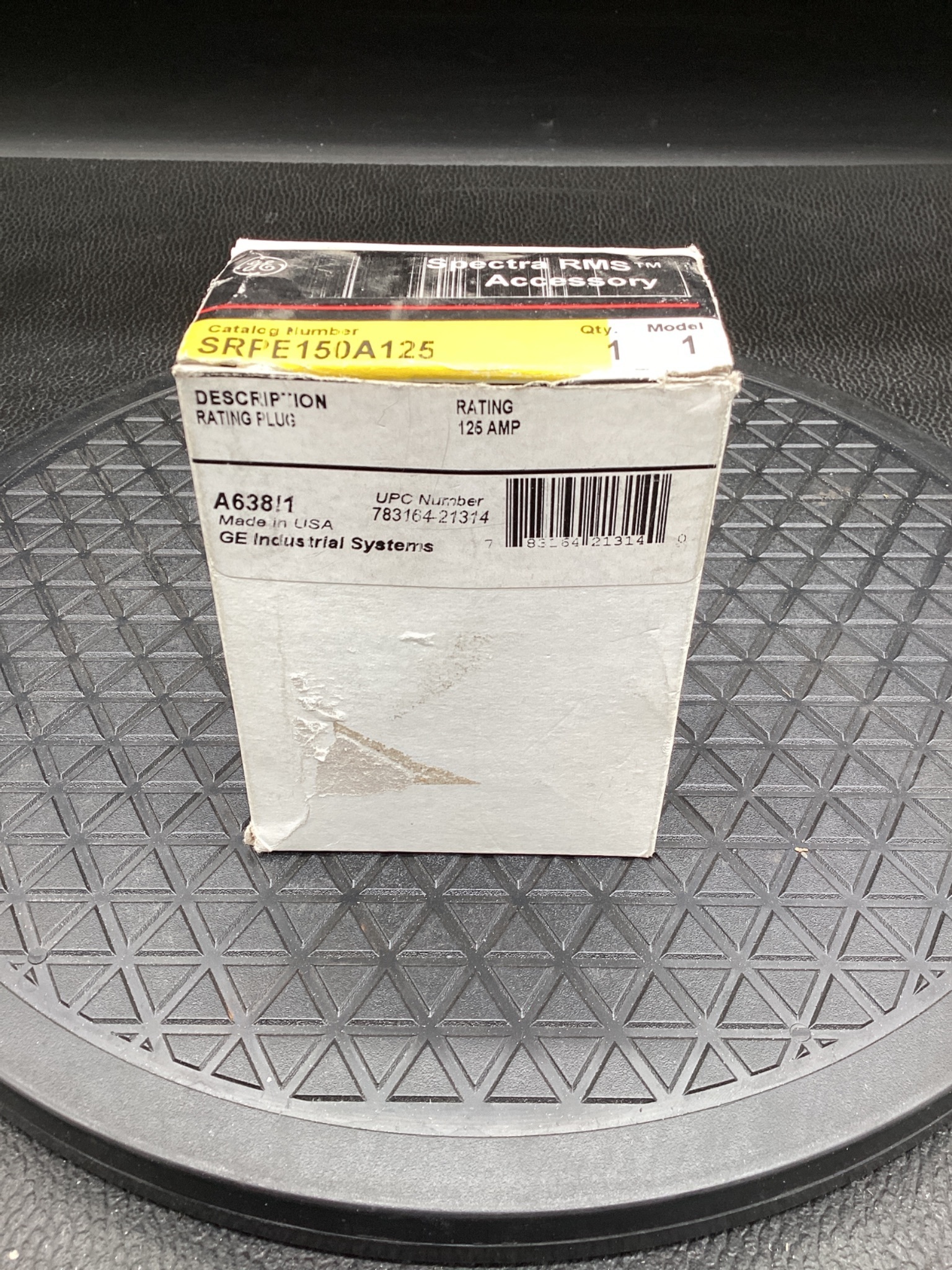 General Electric SRPE150A125 Spectra RMS Rating Plug 125A NEW 1
