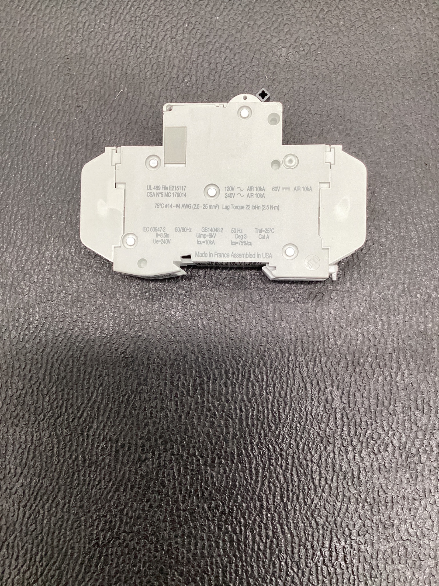 Schneider Electric 60106CA Multi 9 C60 Miniature Circuit Breaker C5 1-Pole NEW 4
