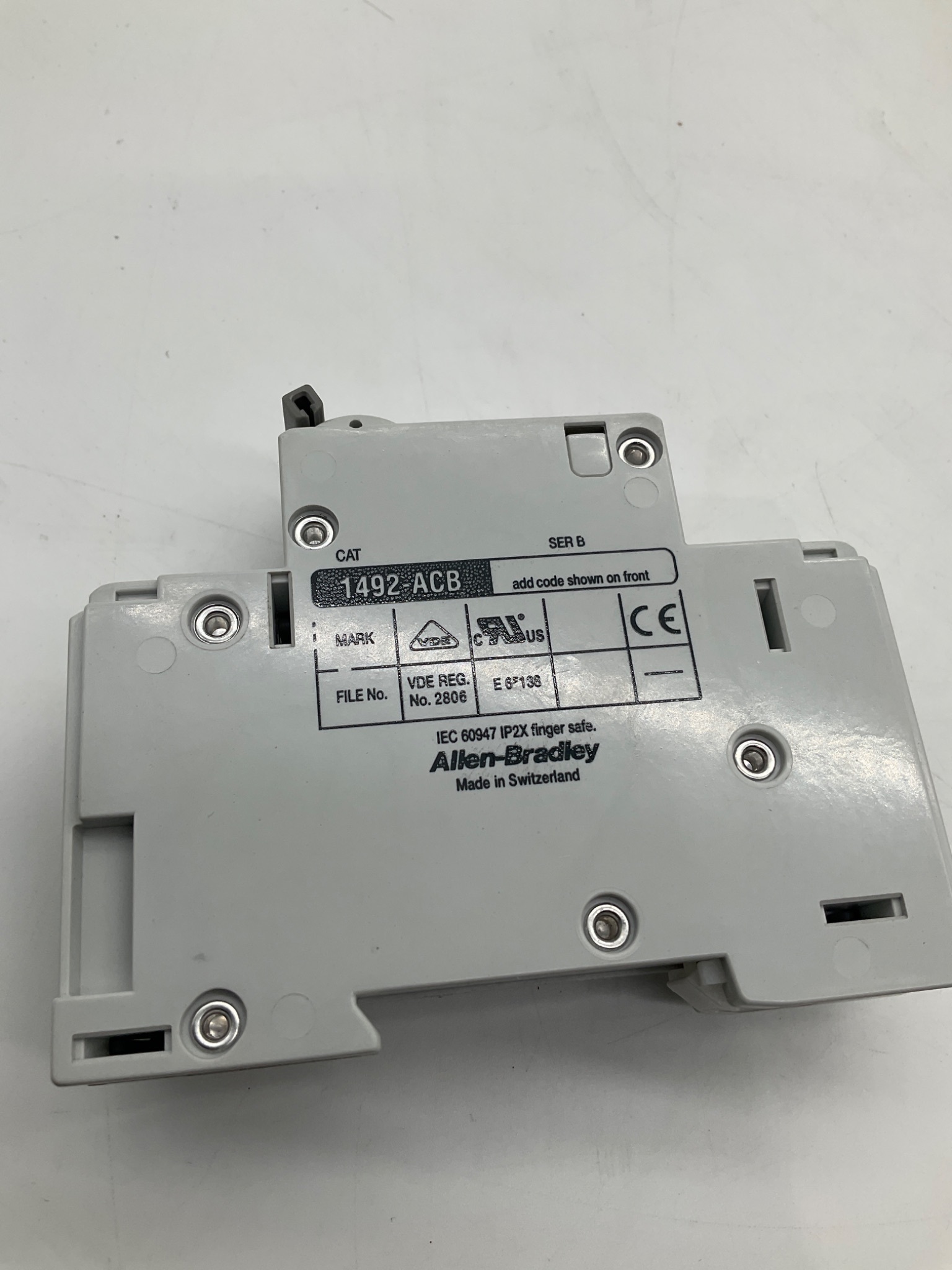 Allen-Bradley 1492-ACB Auxiliary Contact Block USED 2