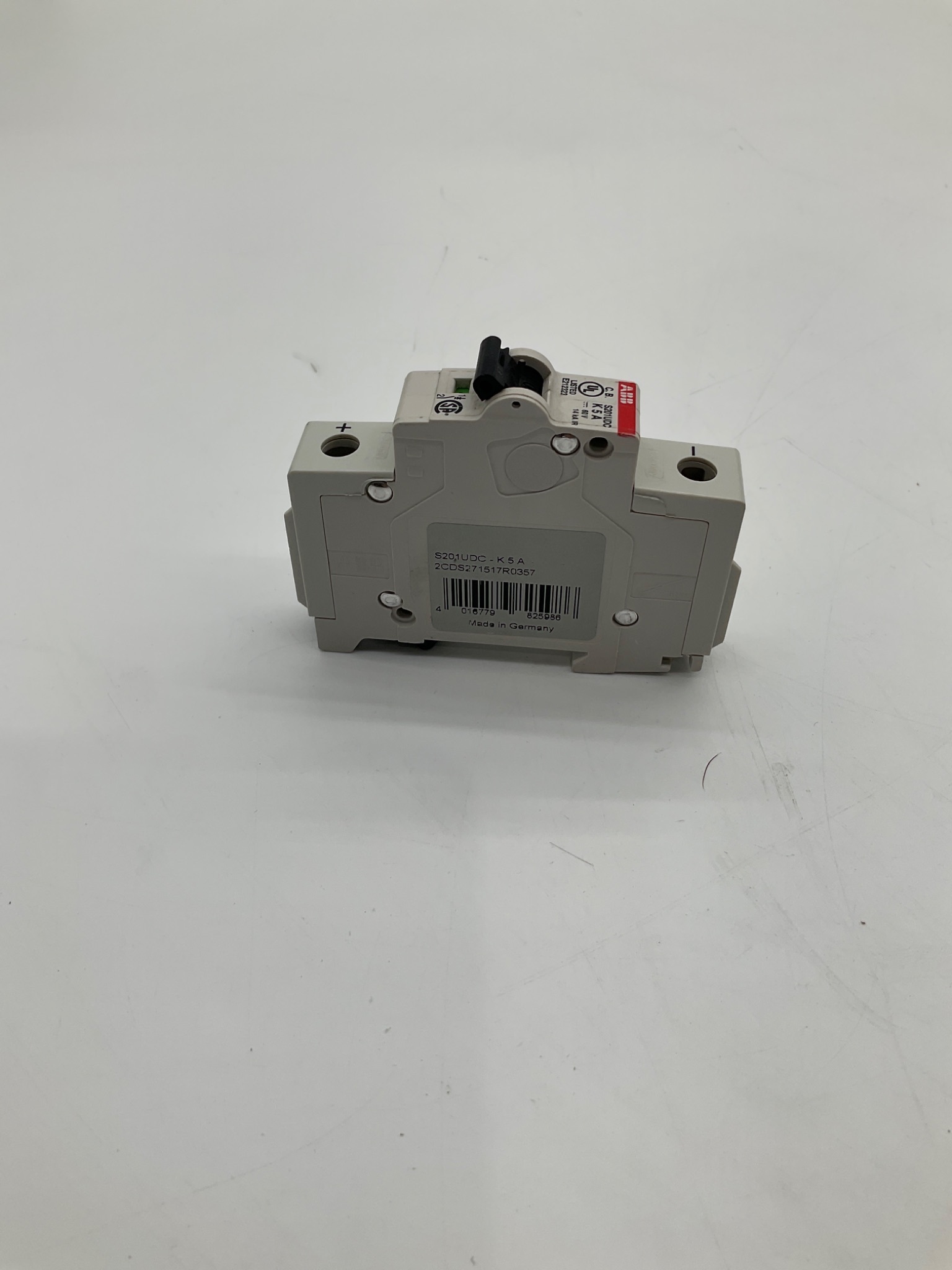 ABB S201UDC-K Miniature Circuit Breaker K5A 1-Pole 60VDC USED 3