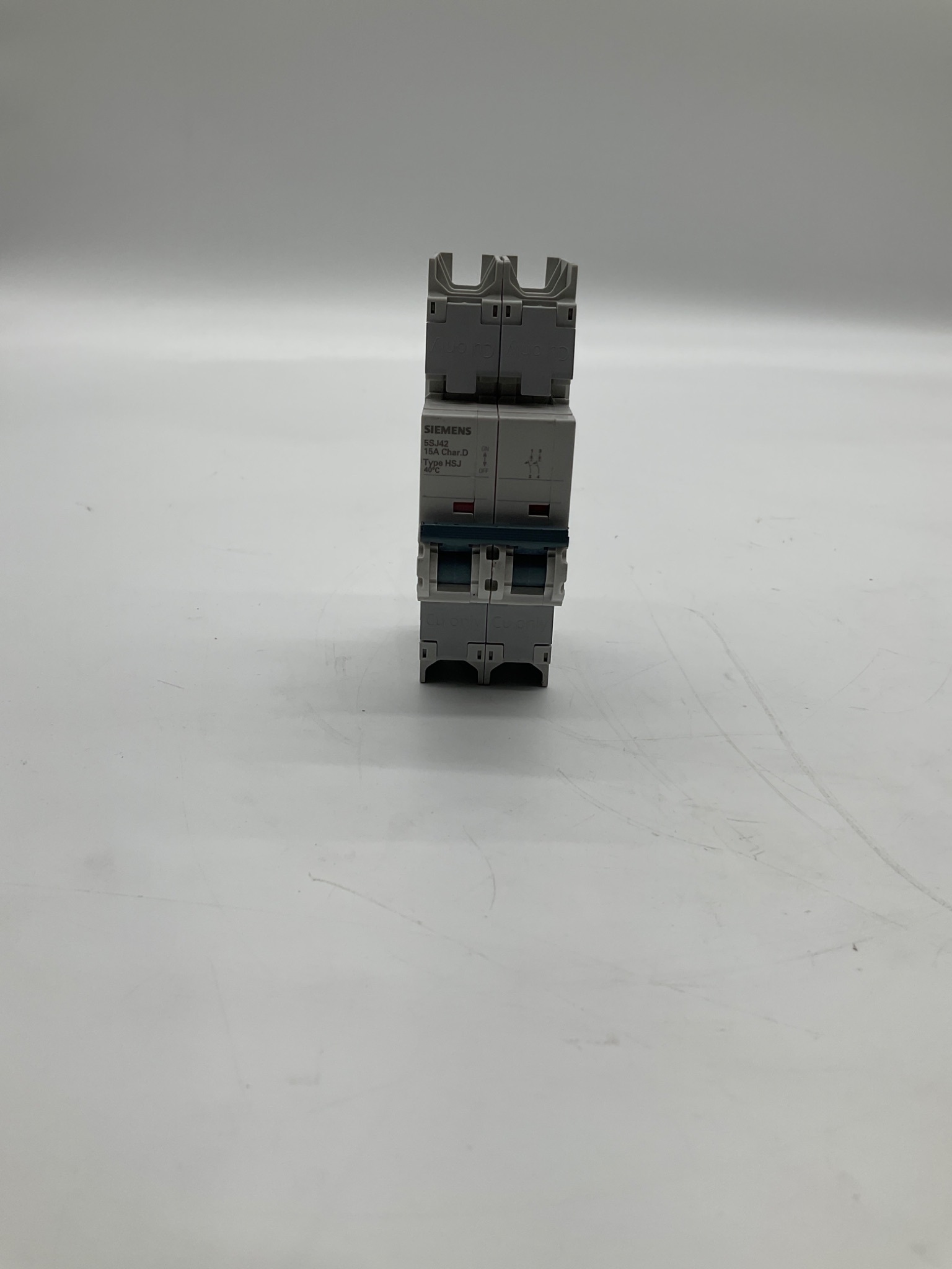 Siemens 5SJ4218-8HG41 Miniature Circuit Breaker 15A 2-Pole USED 3