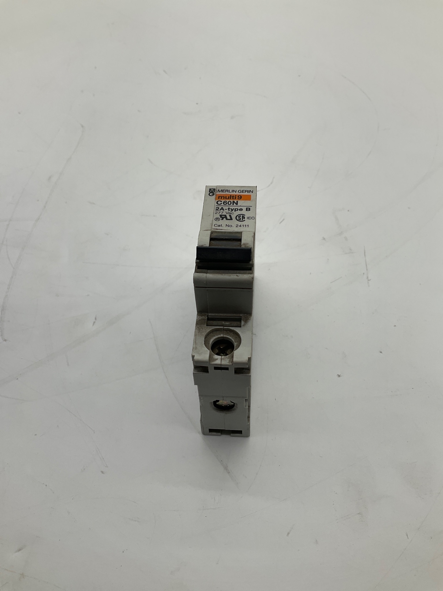 Merlin Gerin Multi 9 C60N 24111 Miniature Circuit Breaker 2A 1-Pole USED 1