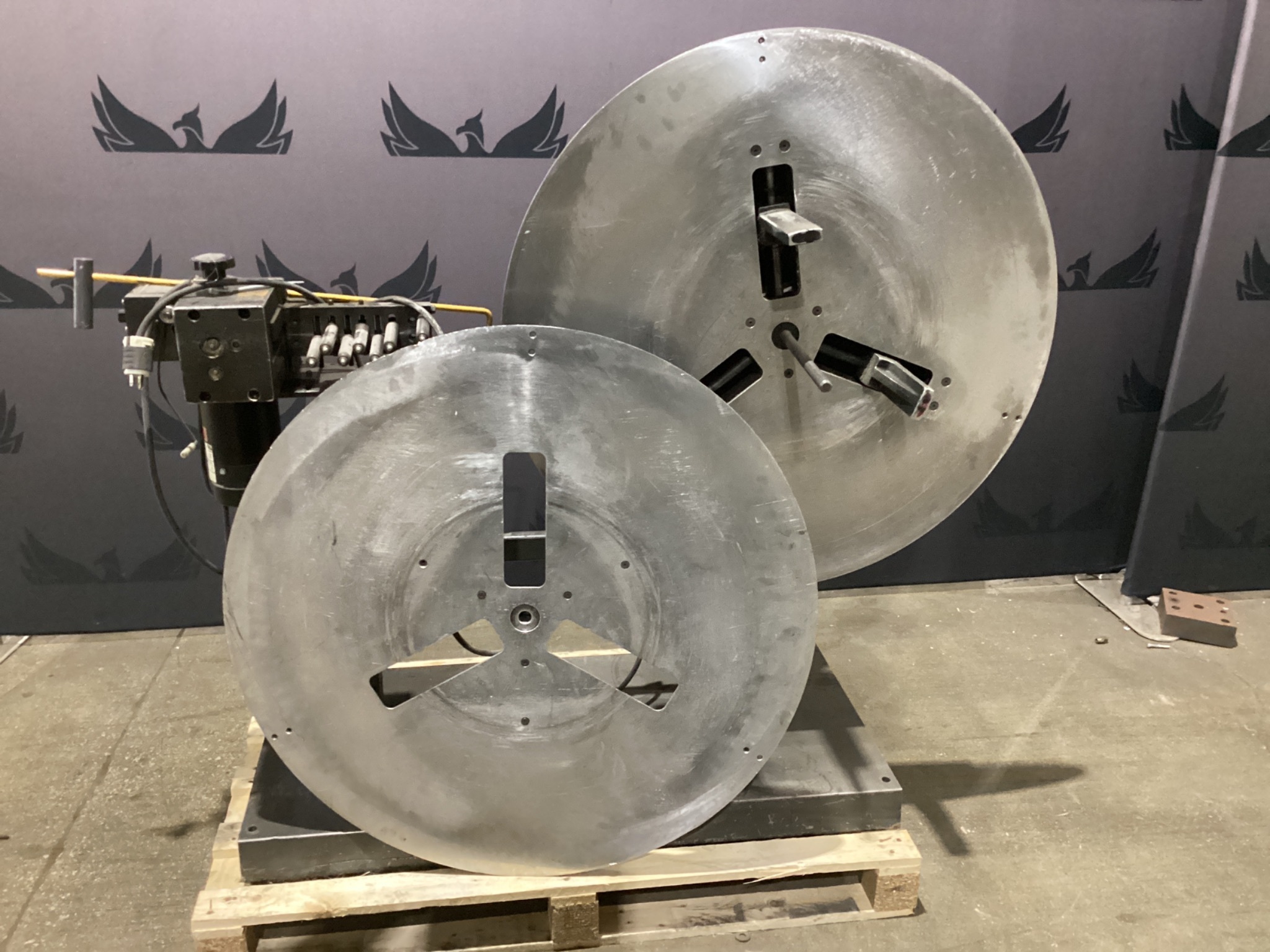 Rapid-Air S4 Stock Reel & Straightener Combo / Dual Head Uncoiler USED 0
