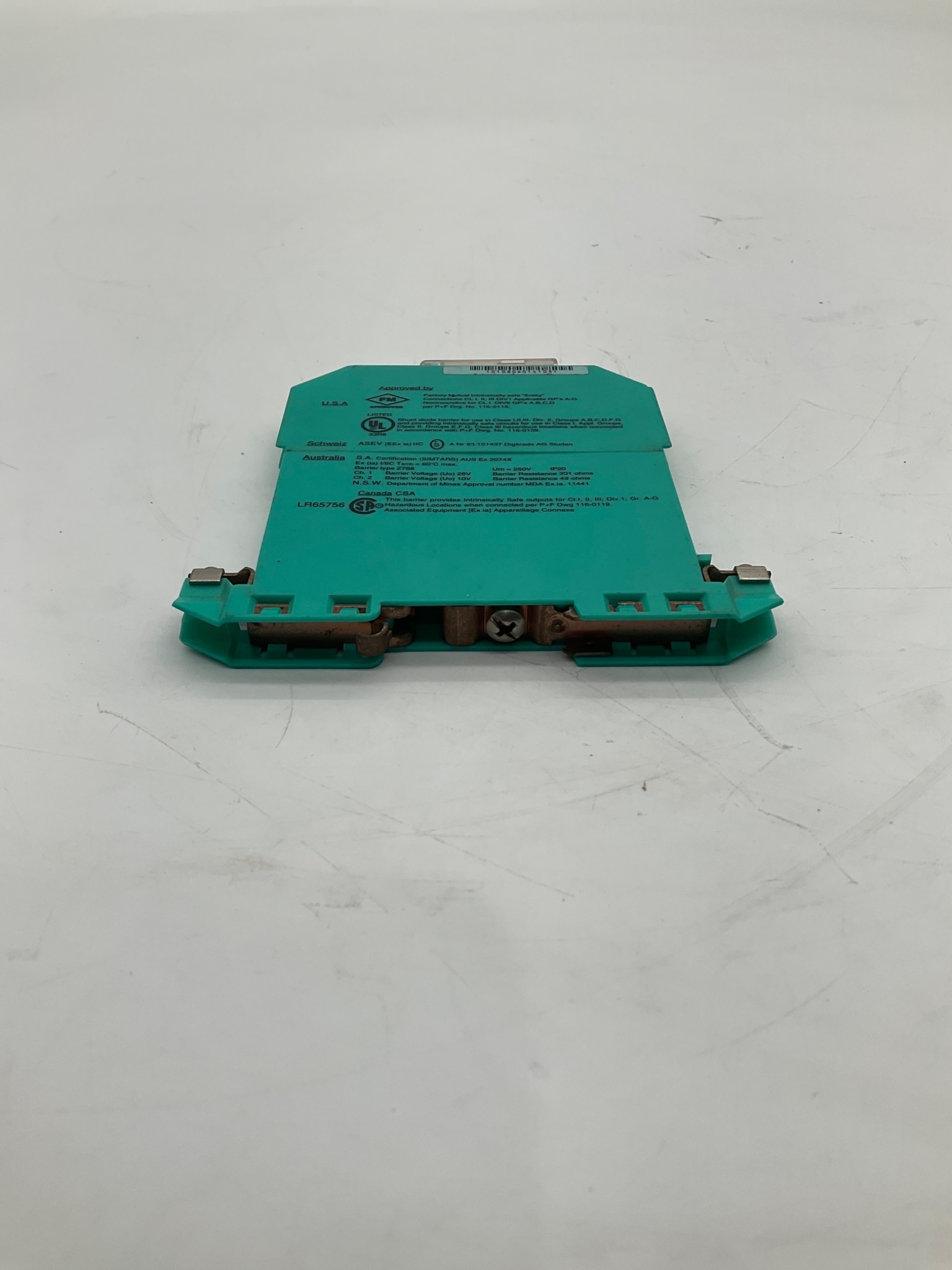 Pepperl+Fuchs Z788 SafeSnap Z-Series Zener Barrier USED 3