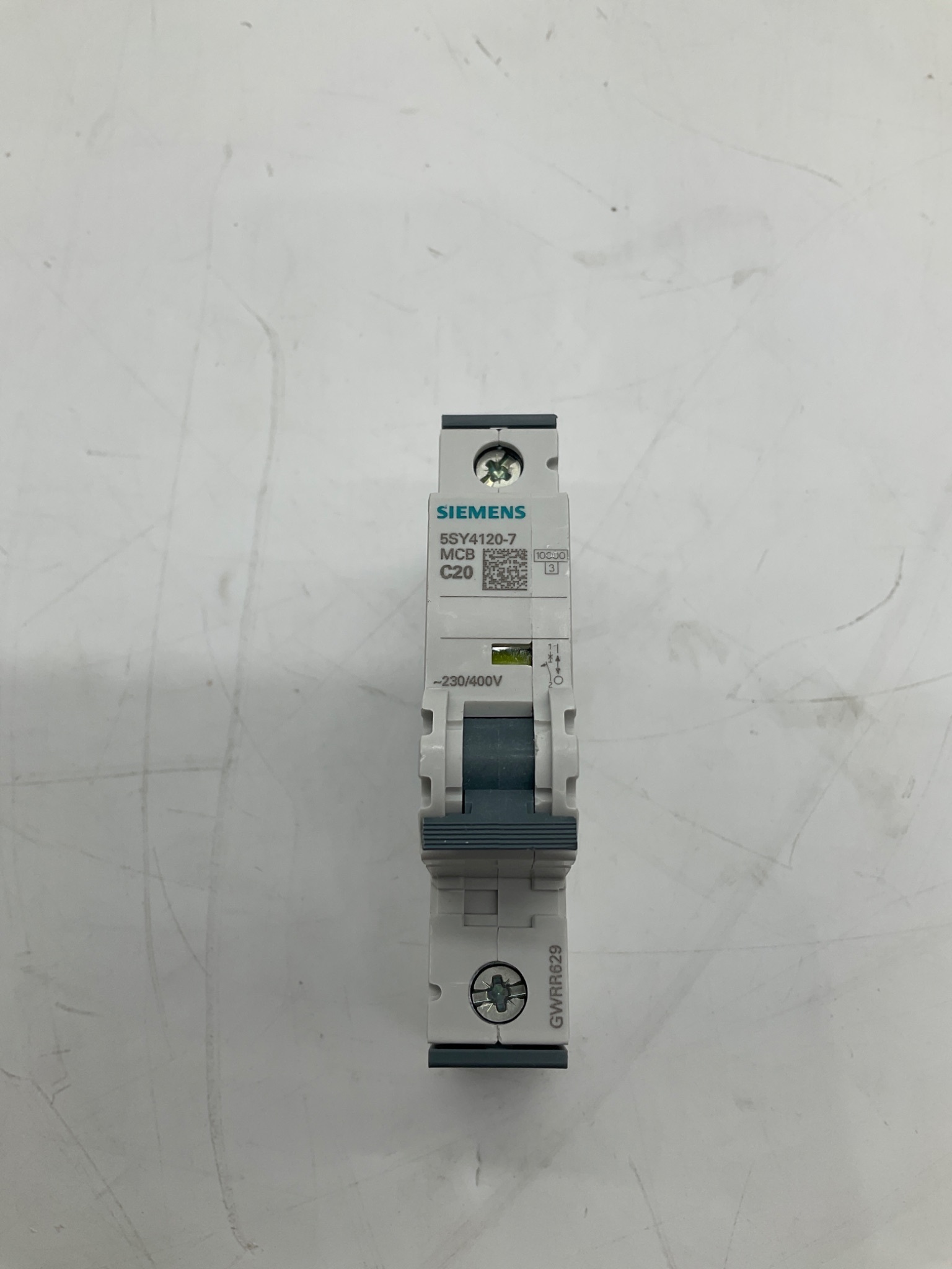 Siemens 5SY4120-7 Miniature Circuit Breaker C20 1-Pole USED 3