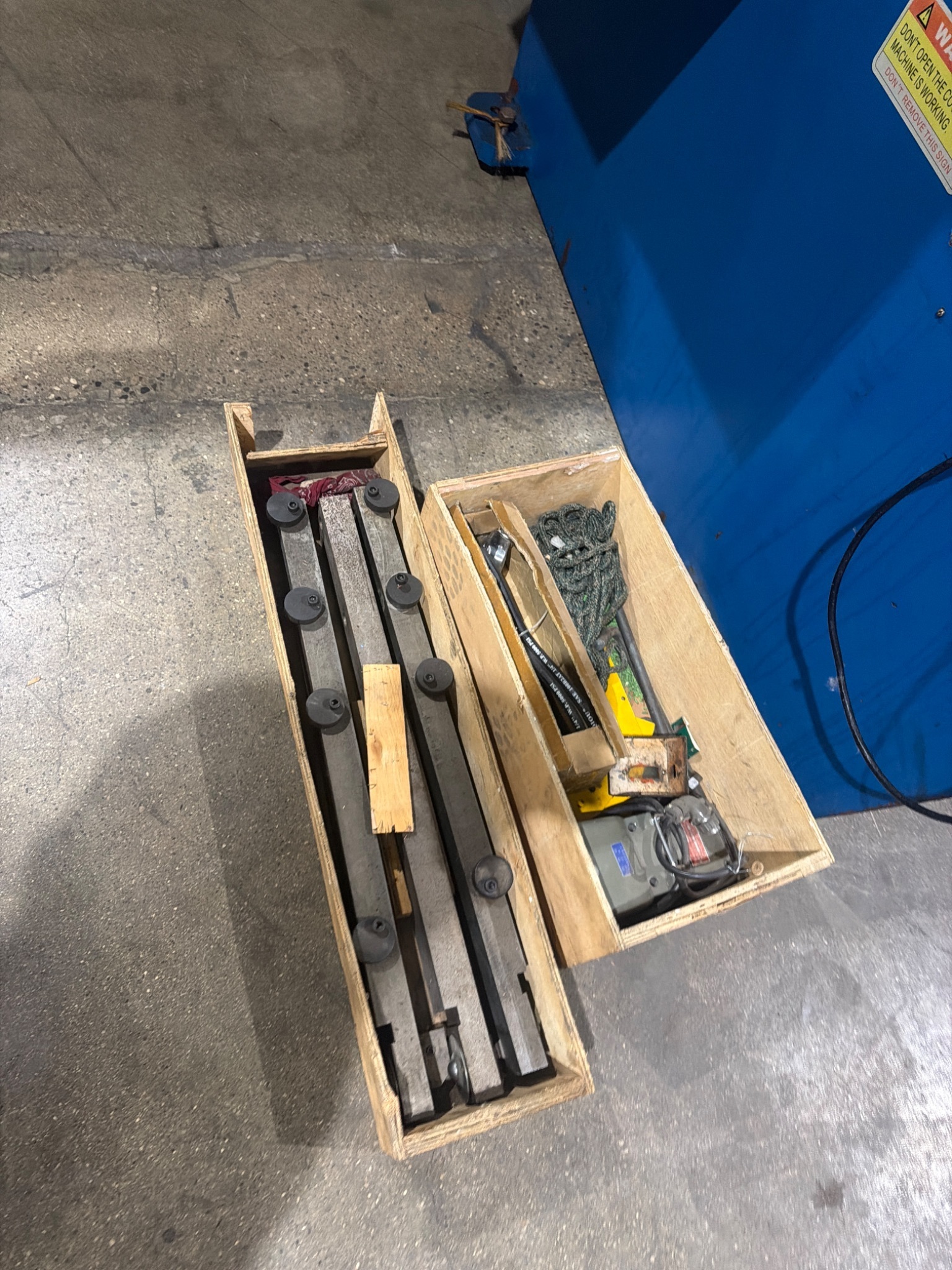 10'x1/4" HTC Model 250-10A Hydraulic Shear Used 2