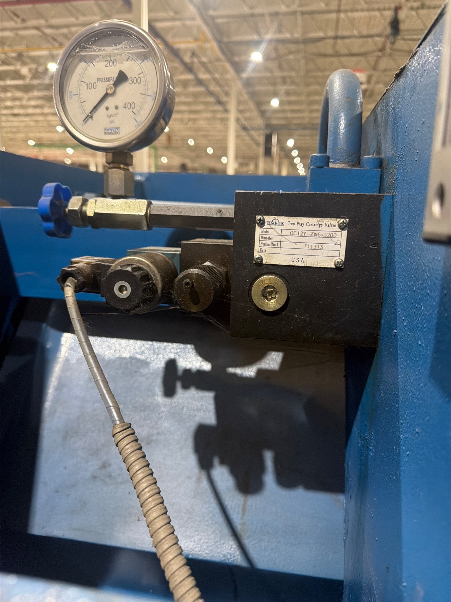 10'x1/4" HTC Model 250-10A Hydraulic Shear Used 11