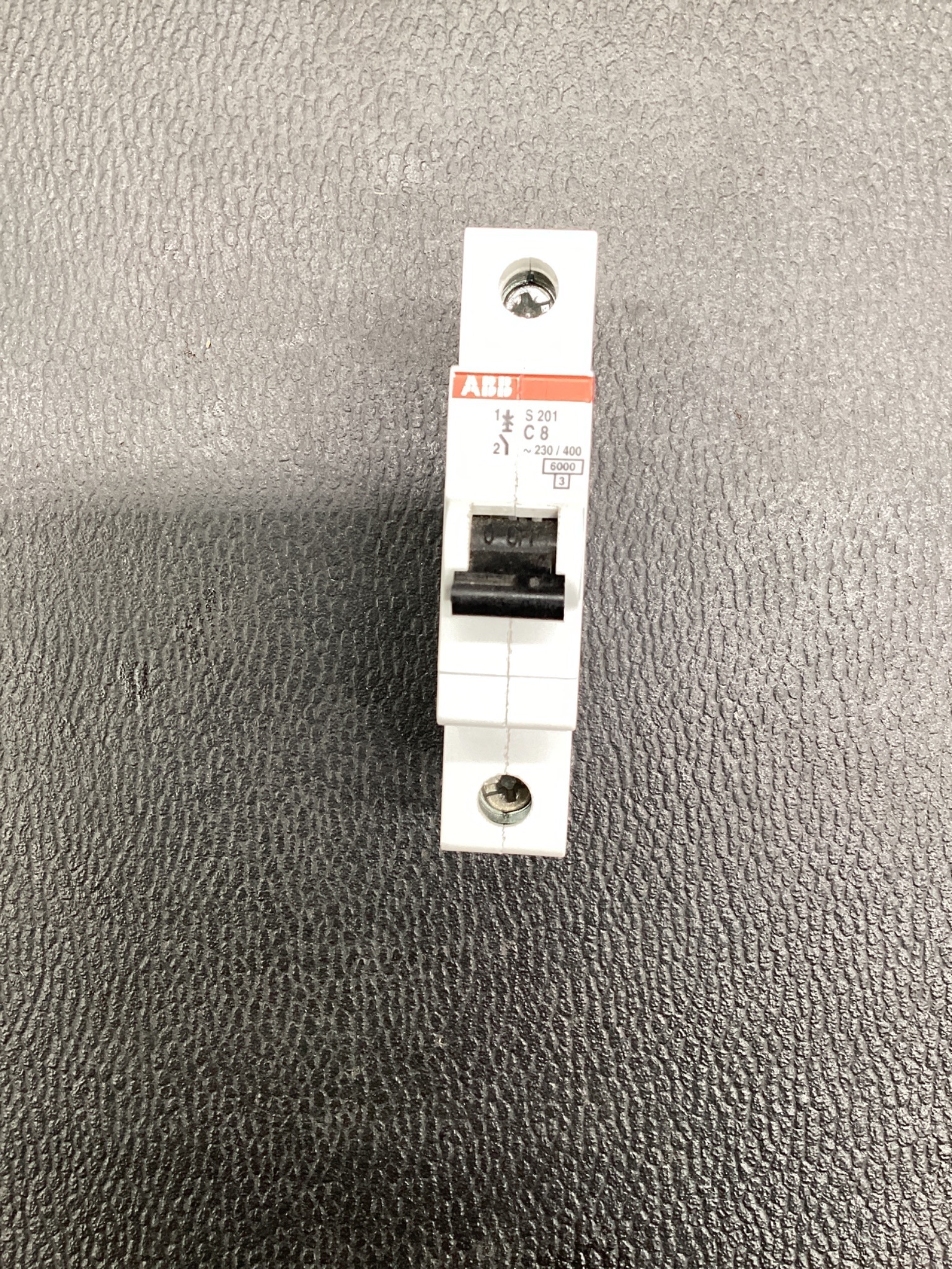 ABB S201 C8 Miniature Circuit Breaker 8A 1-Pole USED 2