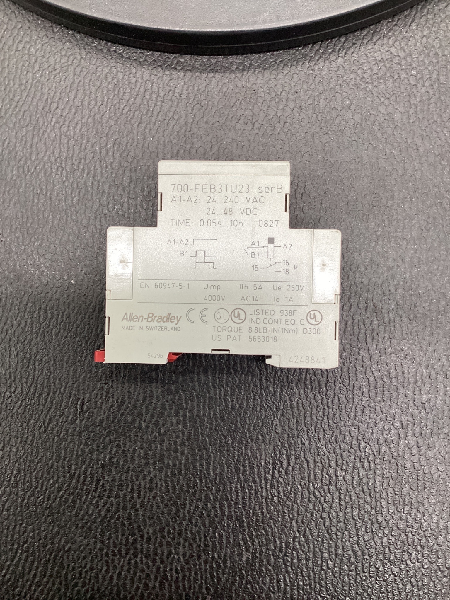 Allen-Bradley 700-FEB3TU23 Timer Relay USED 3